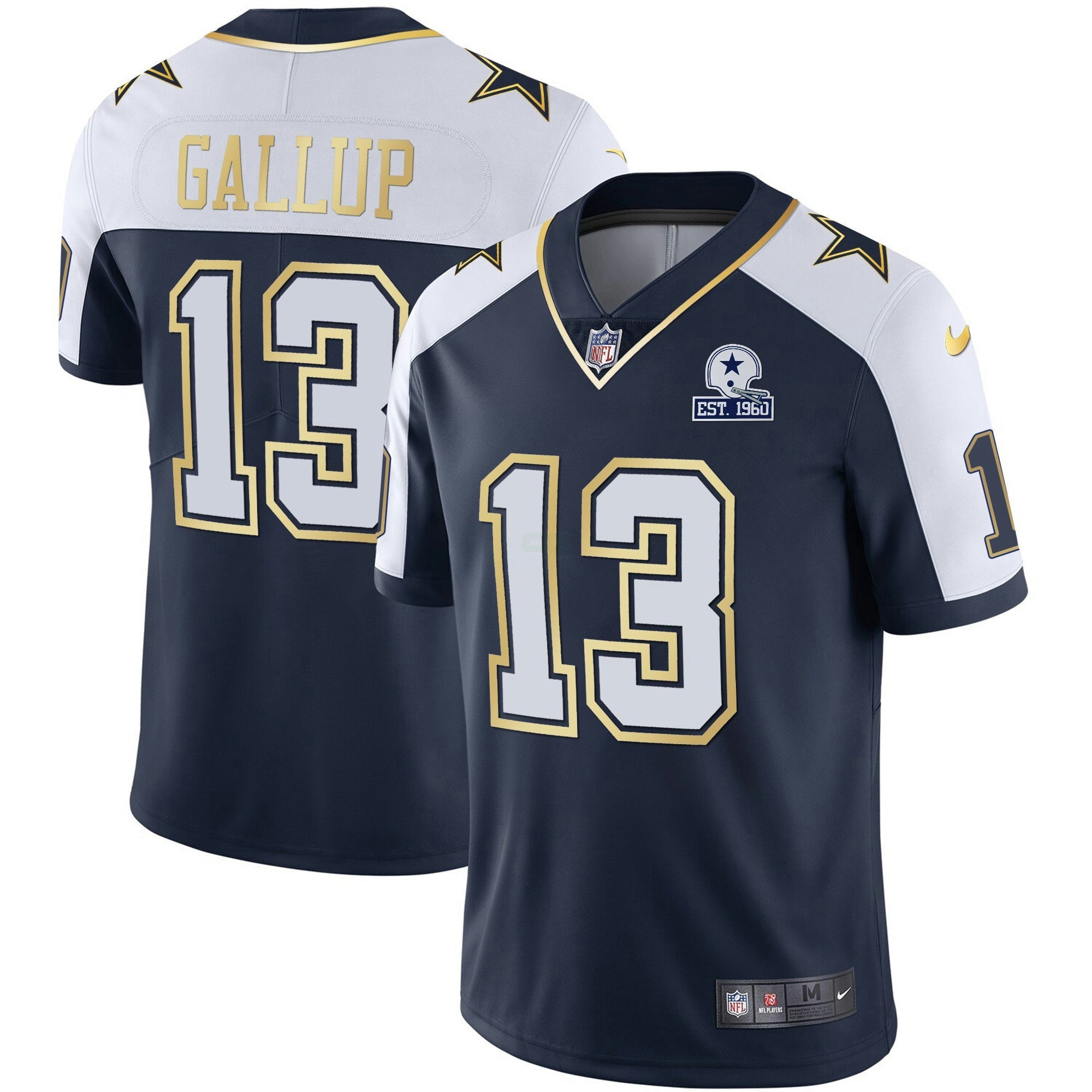 Camisa NFL Men’s Vapor Dourada Jersey