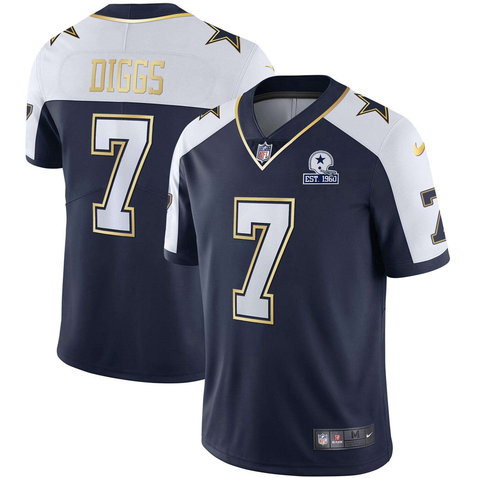 Camisa NFL Men’s Vapor Dourada Jersey