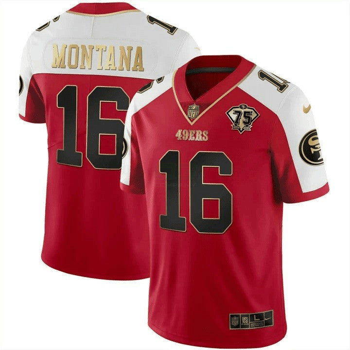 Camisa NFL Men’s Vapor Dourada Jersey Collection