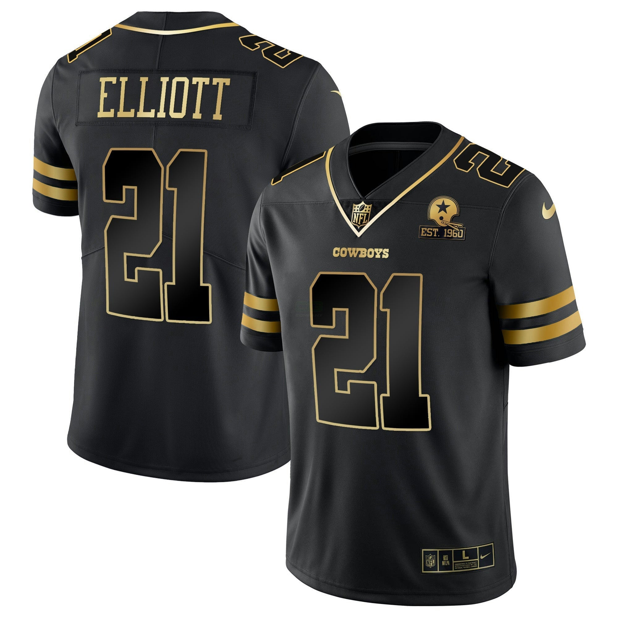 Camisa NFL Men’s Vapor Dourada Jersey