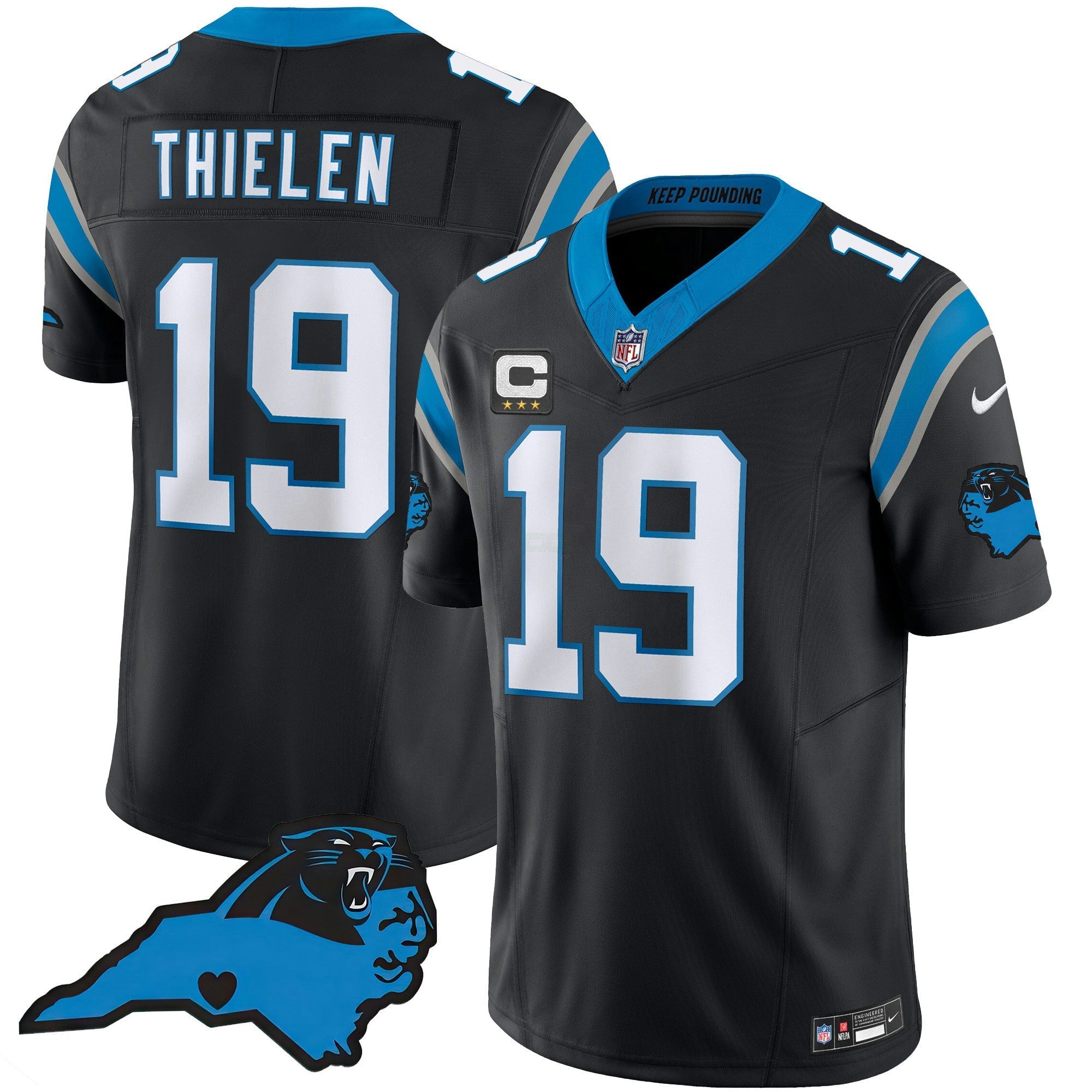 Camisa NFL Men’s Vapor Limited Jersey – Carolina Patch