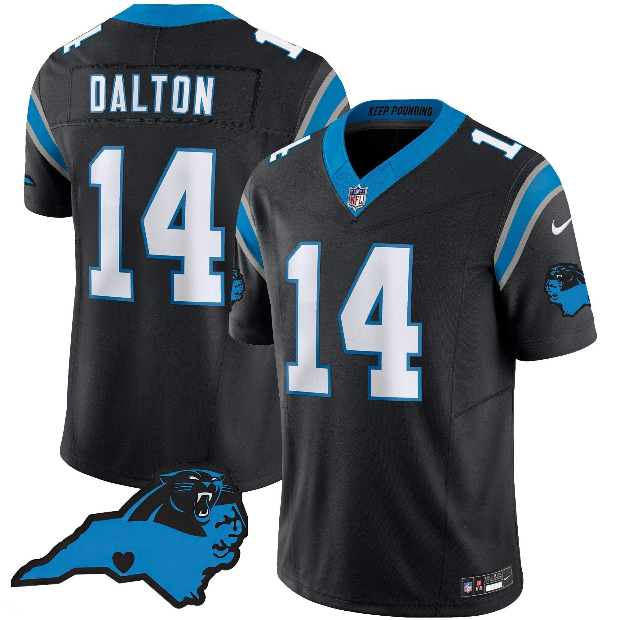 Camisa NFL Men’s Vapor Limited Jersey – Carolina Patch