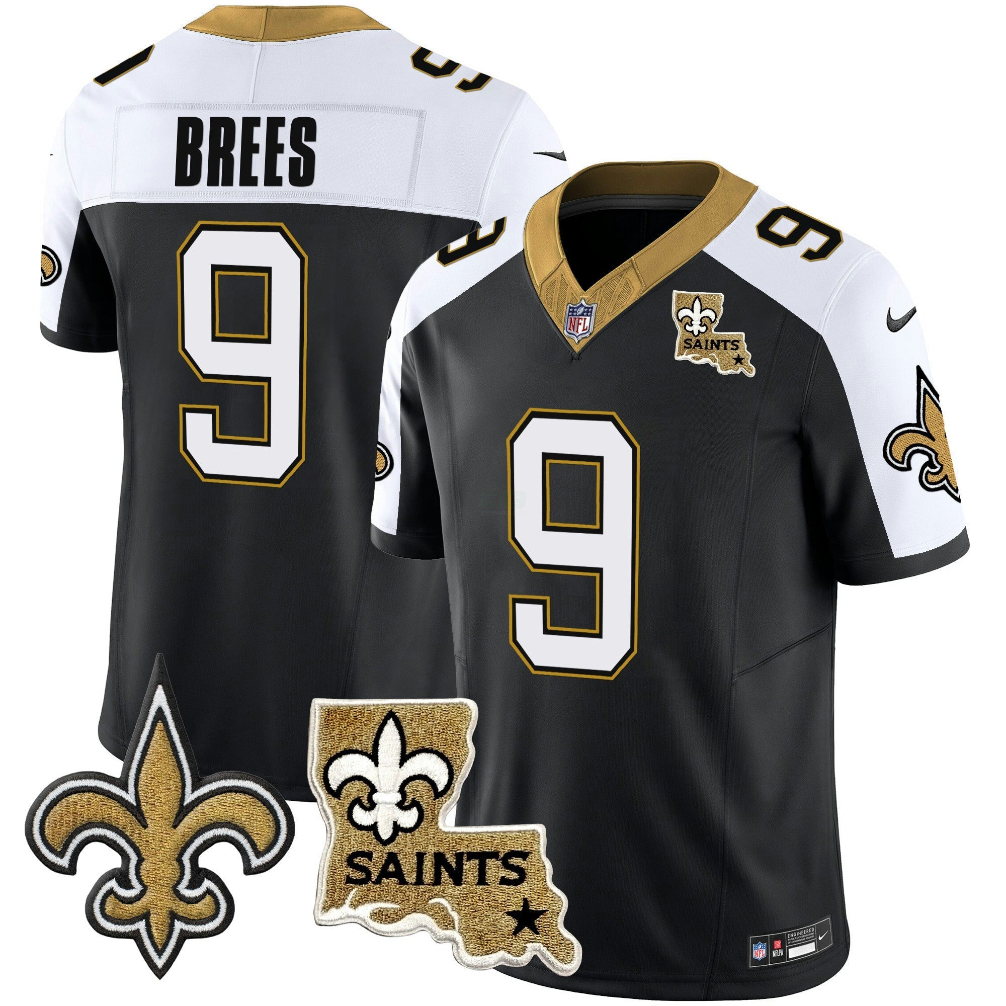 Camisa NFL Men’s Vapor Limited Jersey – New Orleans Patch