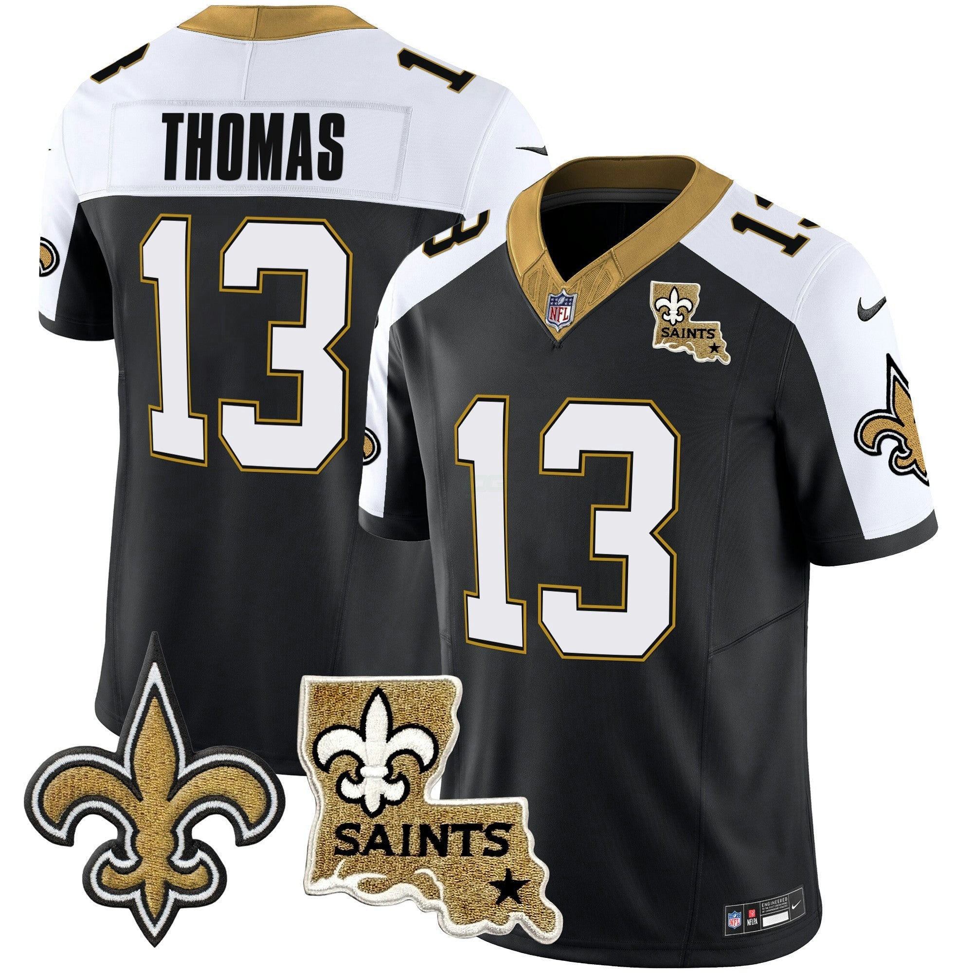 Camisa NFL Men’s Vapor Limited Jersey – New Orleans Patch