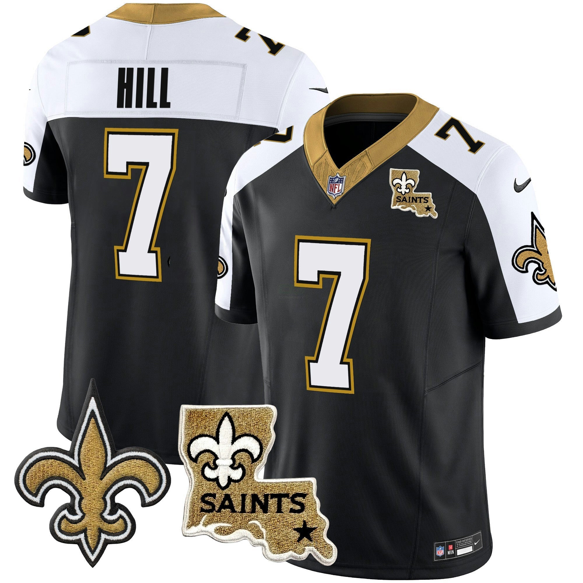 Camisa NFL Men’s Vapor Limited Jersey – New Orleans Patch
