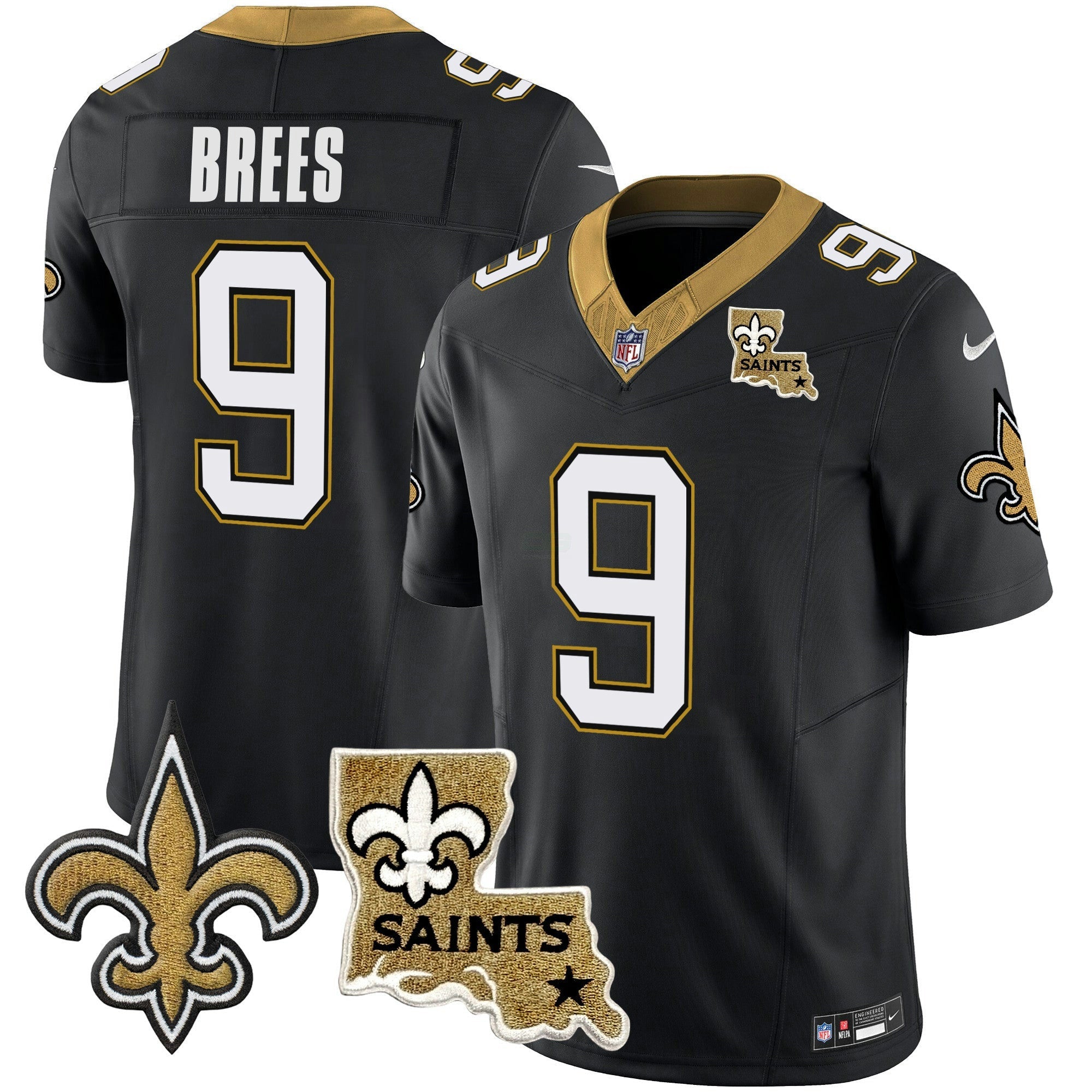 Camisa NFL Men’s Vapor Limited Jersey – New Orleans Patch