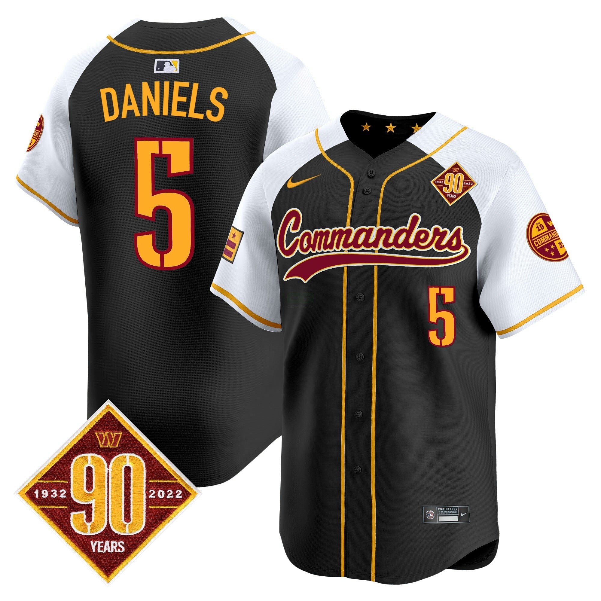 Camisa NFL Men’s Washington 90th Anniversary Patch Vapor Premier Limited Jersey