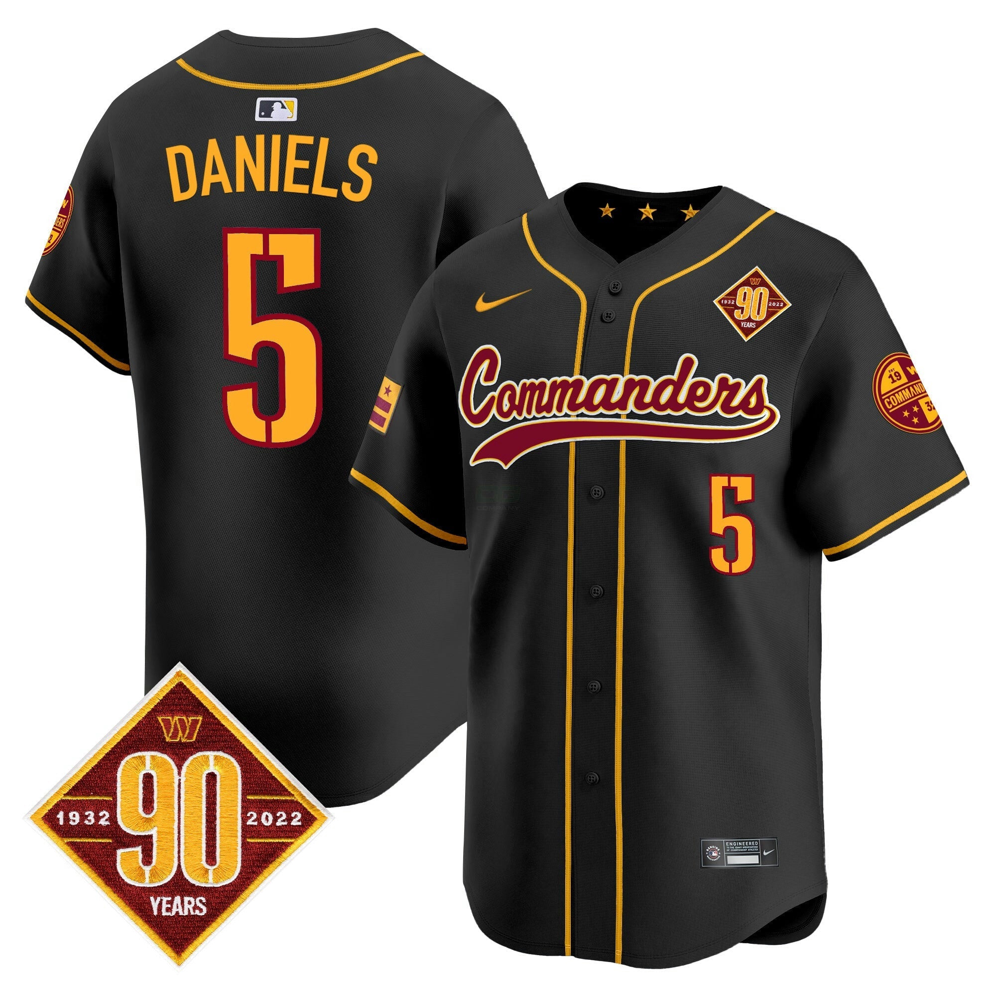 Camisa NFL Men’s Washington 90th Anniversary Patch Vapor Premier Limited Jersey
