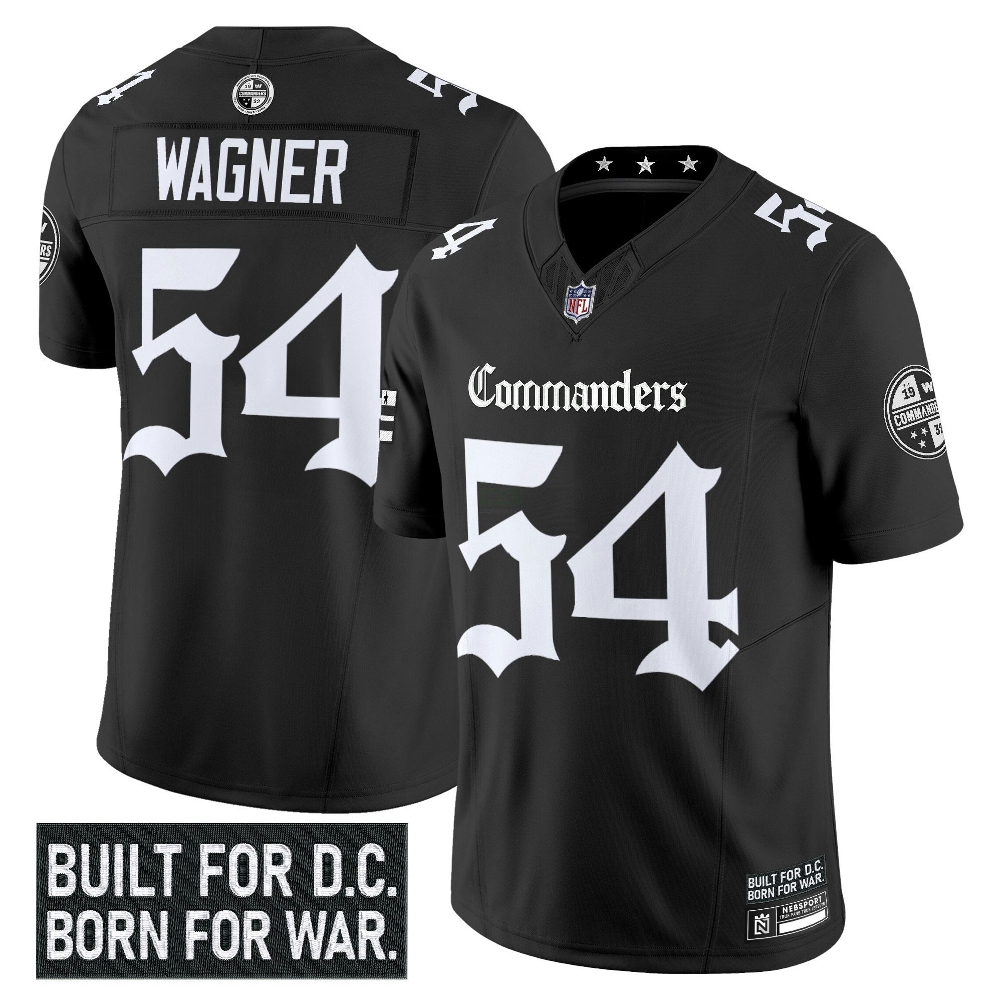 Camisa NFL Men’s Washington ‘Gothic Capitol Shadows Edition’ Vapor Limited Jersey