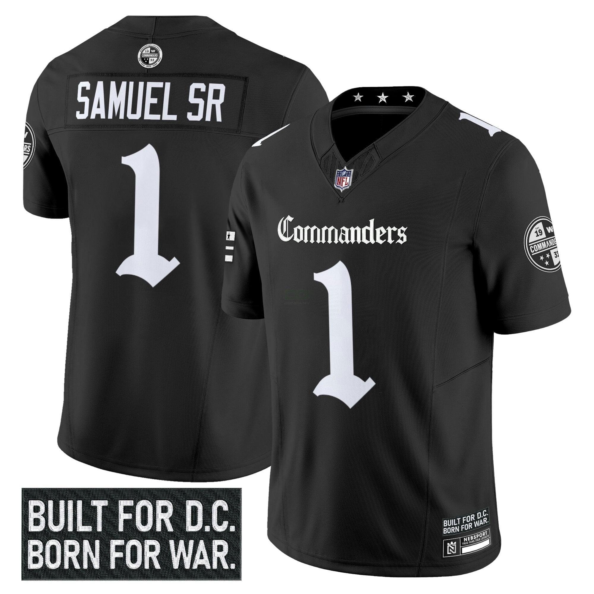 Camisa NFL Men’s Washington ‘Gothic Capitol Shadows Edition’ Vapor Limited Jersey