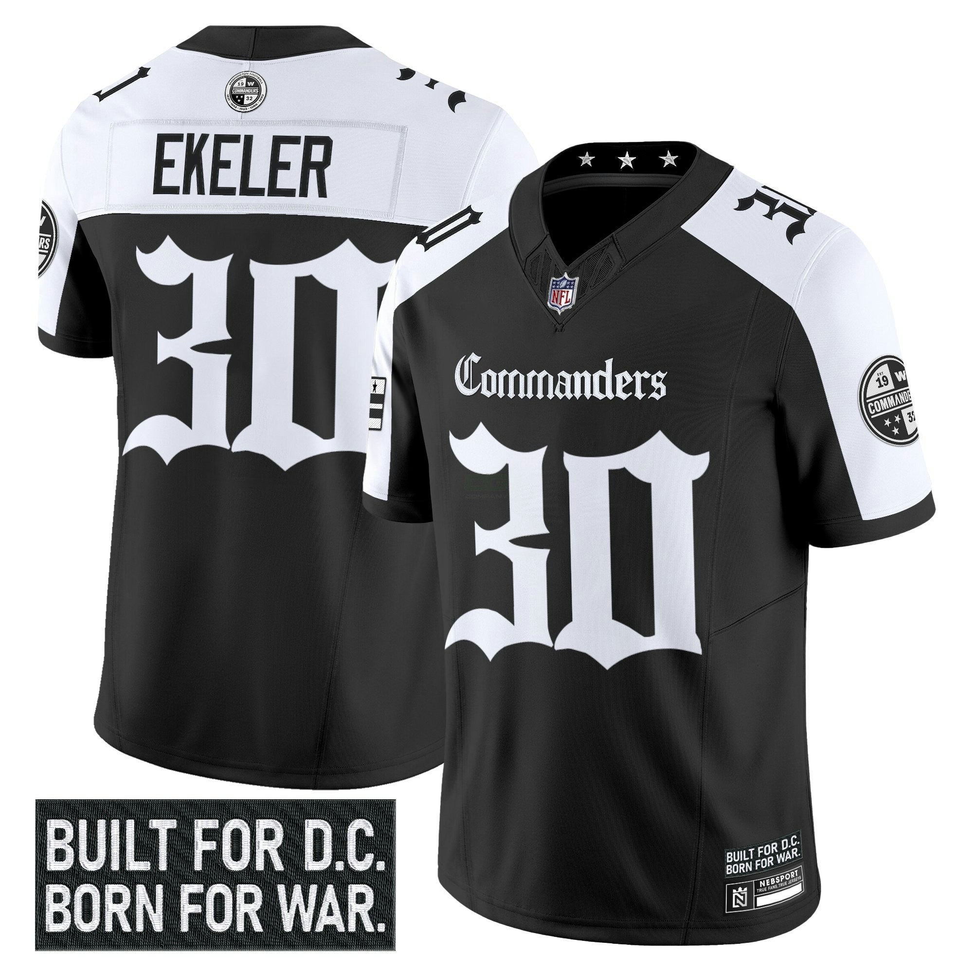 Camisa NFL Men’s Washington ‘Gothic Capitol Shadows Edition’ Vapor Limited Jersey