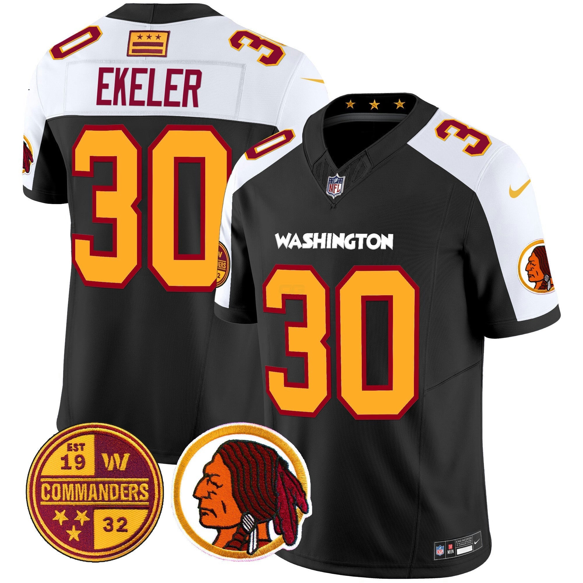 Camisa NFL Men’s Washington Half Redskins & Vapor Limited Jersey