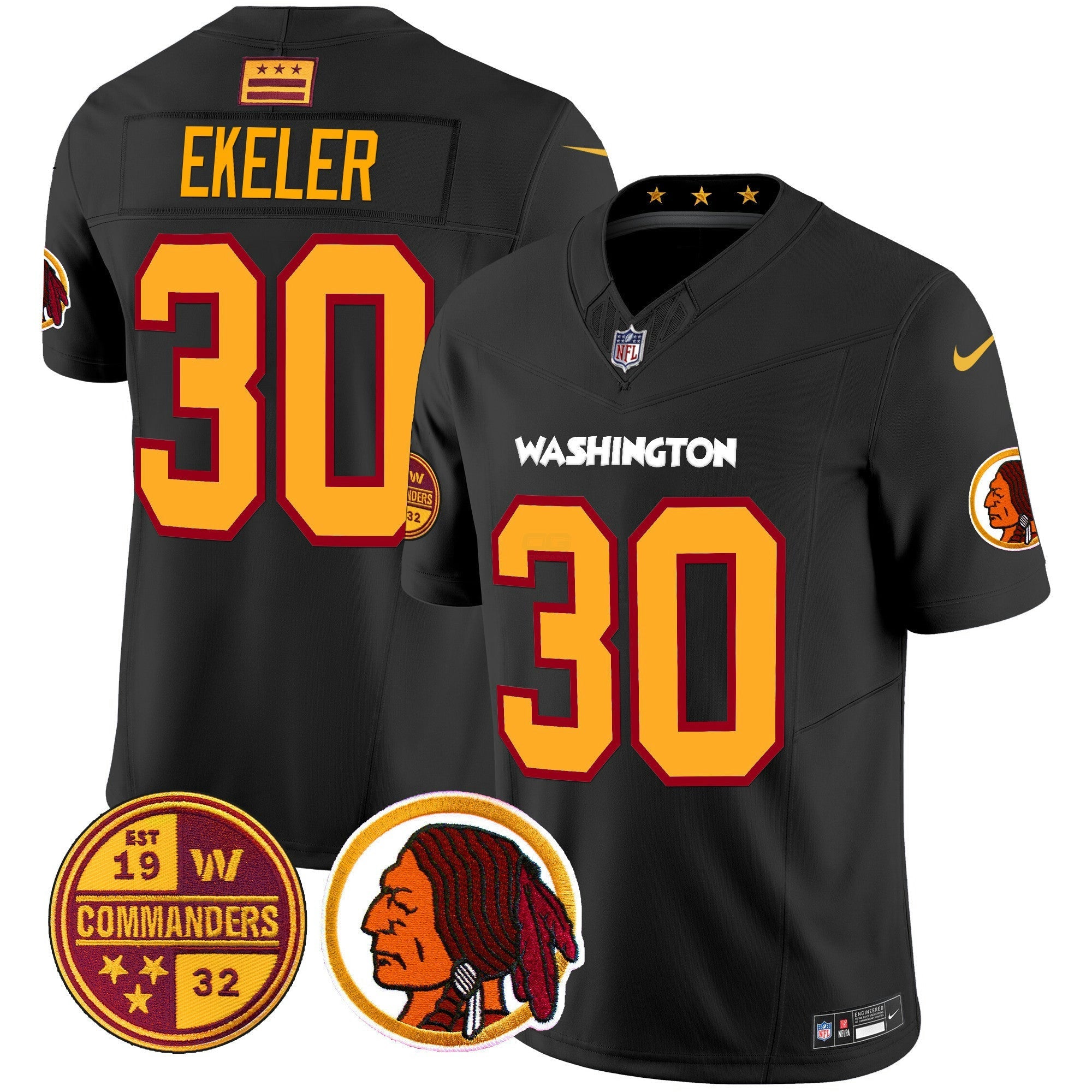 Camisa NFL Men’s Washington Half Redskins & Vapor Limited Jersey