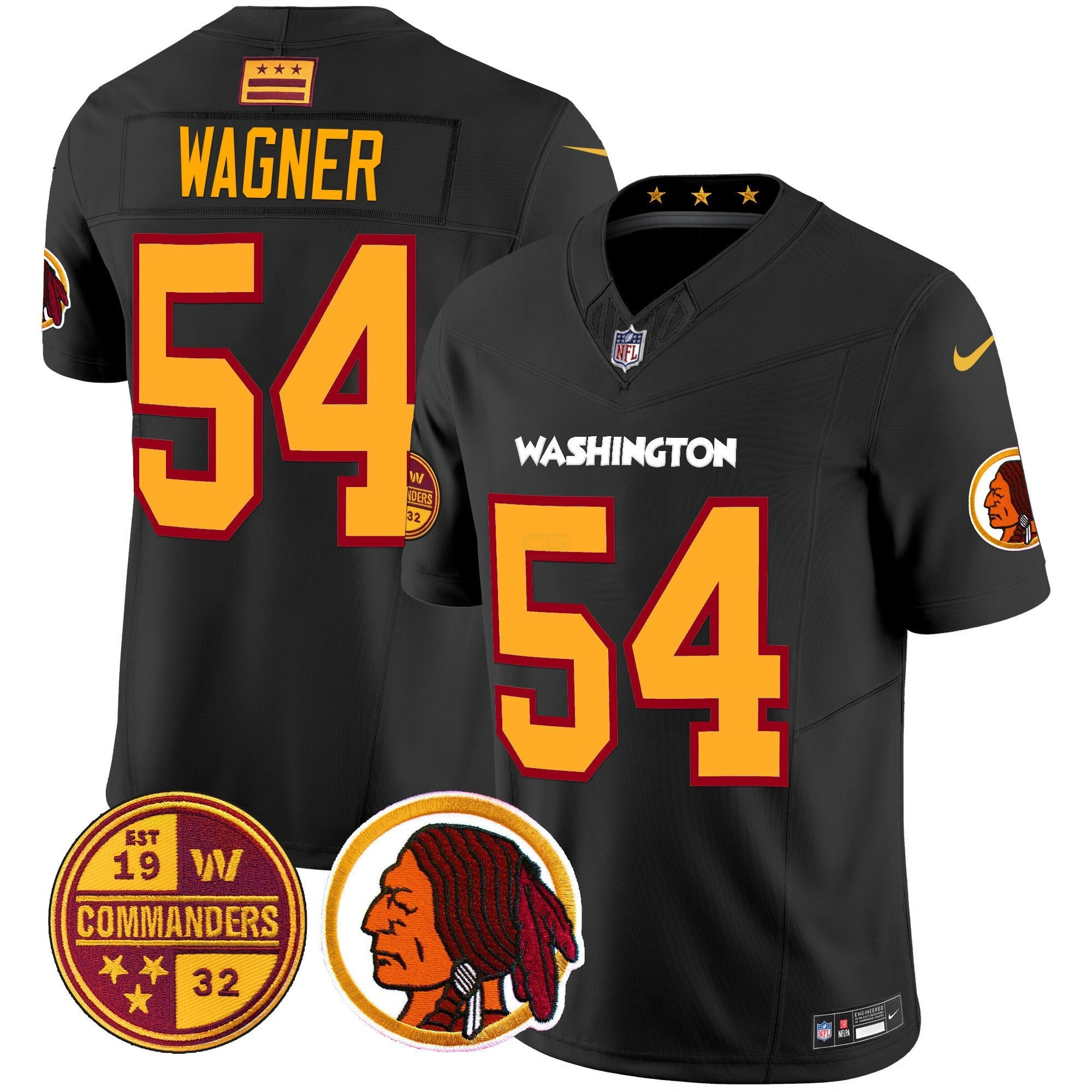 Camisa NFL Men’s Washington Half Redskins & Vapor Limited Jersey