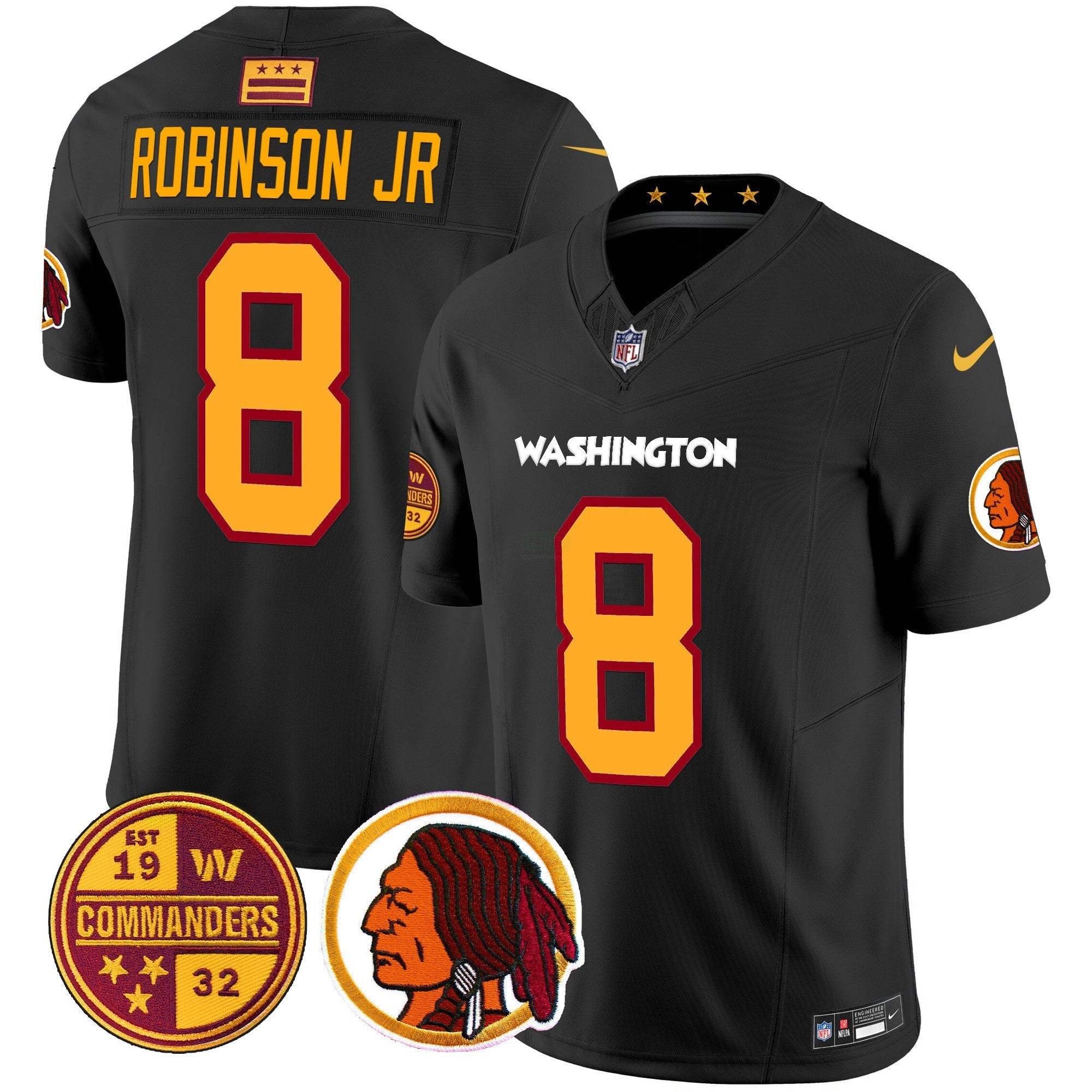 Camisa NFL Men’s Washington Half Redskins & Vapor Limited Jersey