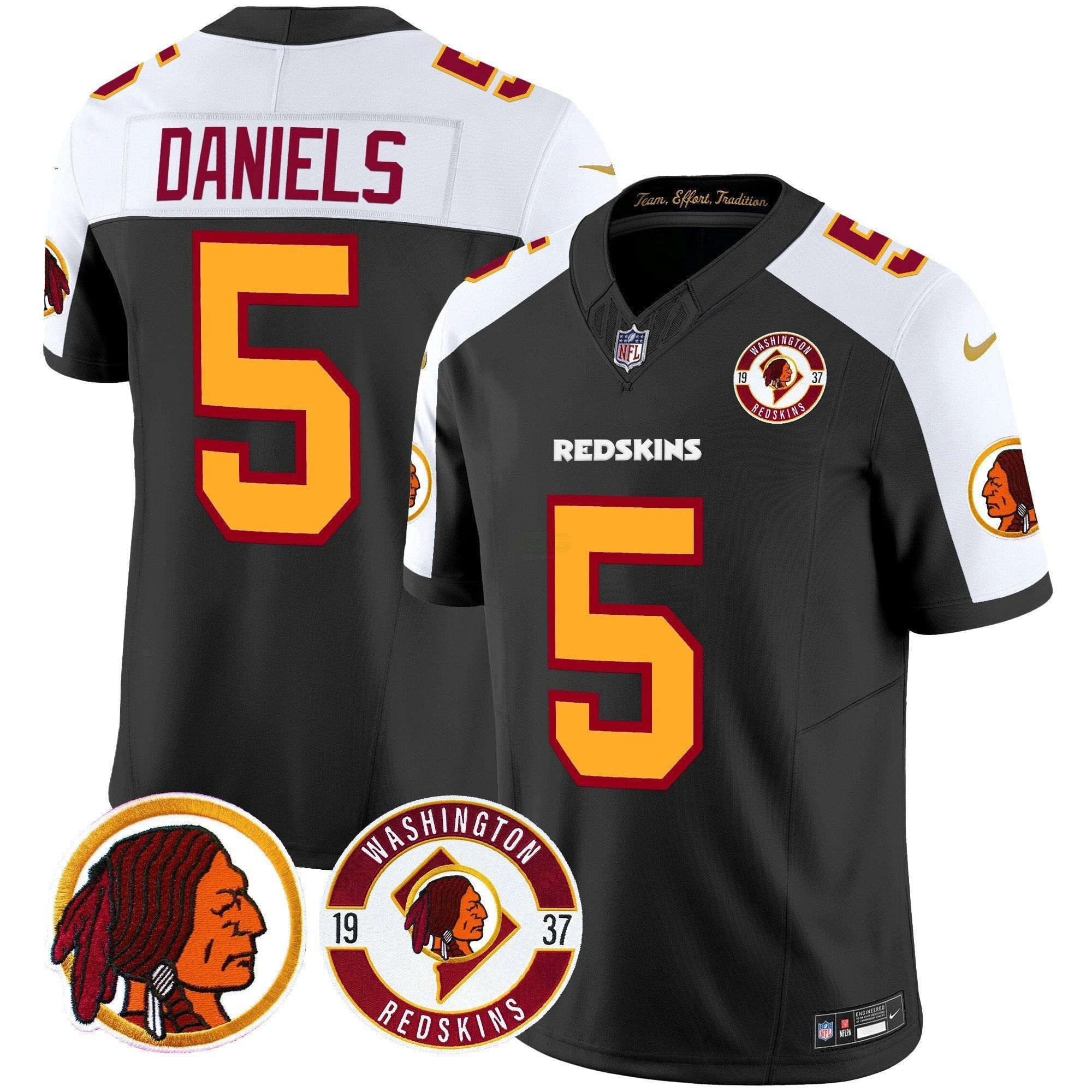 Camisa NFL Men’s Washington Redskins 2024 Vapor Limited Jersey – Est. 1937 Patch