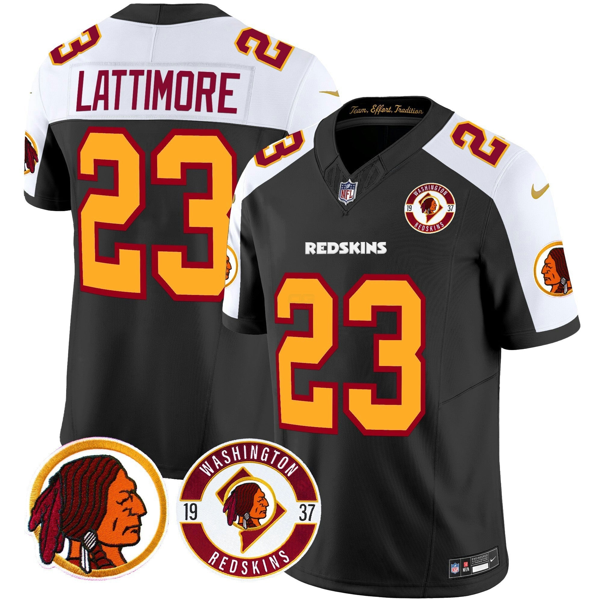 Camisa NFL Men’s Washington Redskins 2024 Vapor Limited Jersey – Est. 1937 Patch