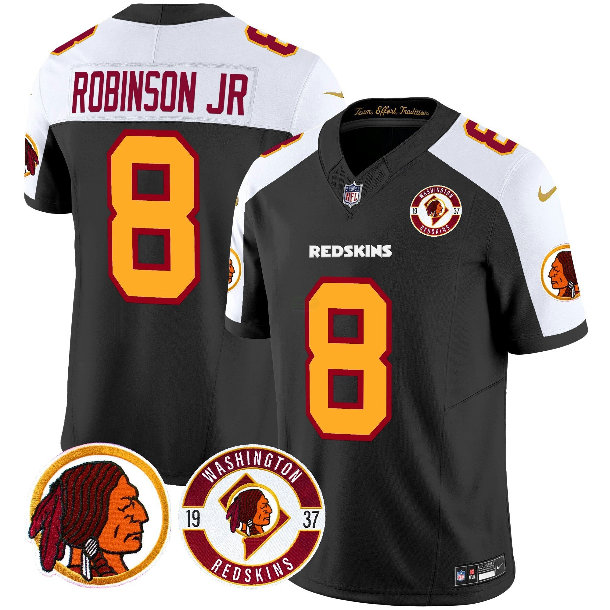 Camisa NFL Men’s Washington Redskins 2024 Vapor Limited Jersey – Est. 1937 Patch