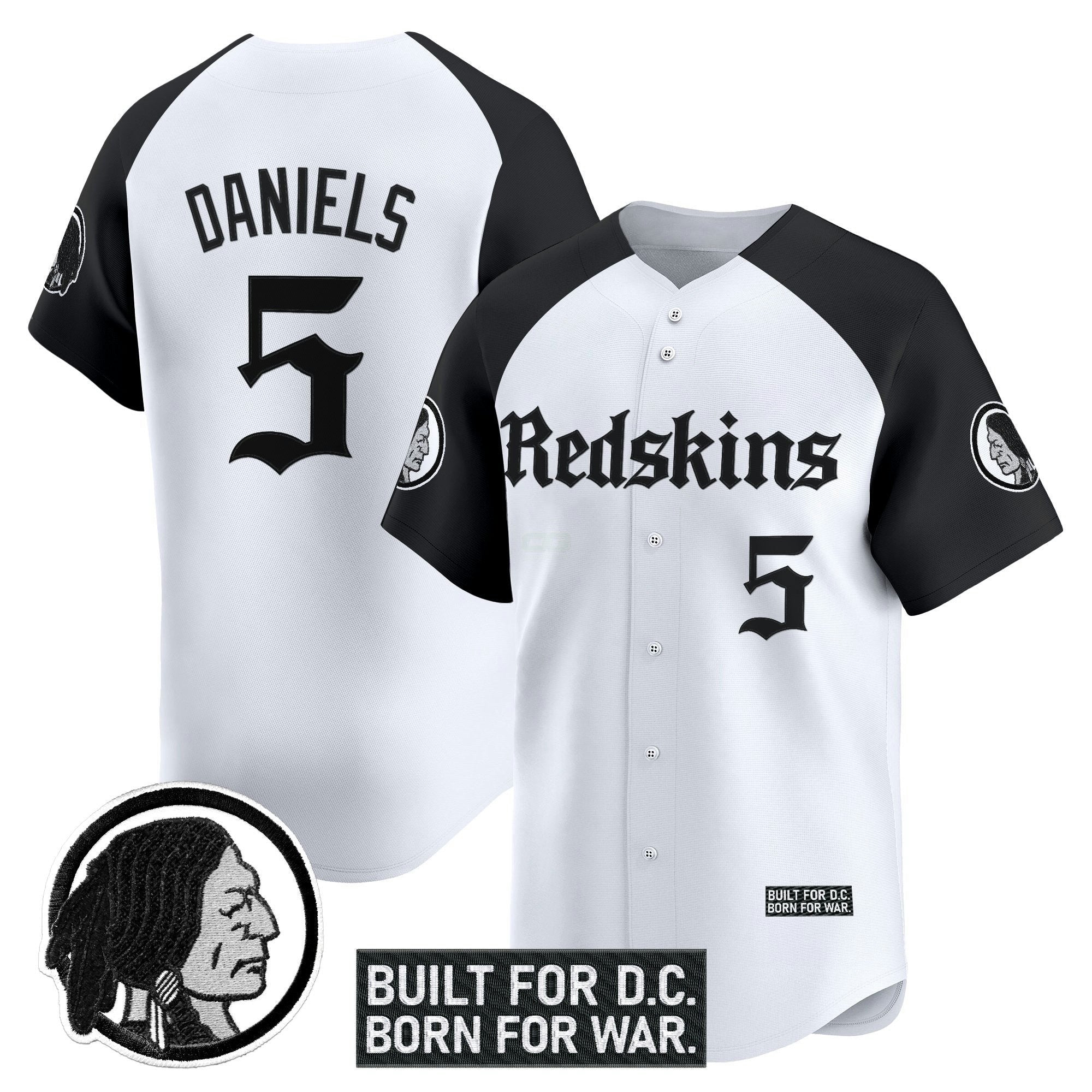 Camisa NFL Men’s Washington Redskins ‘Gothic Capital Edition’ Vapor Jersey