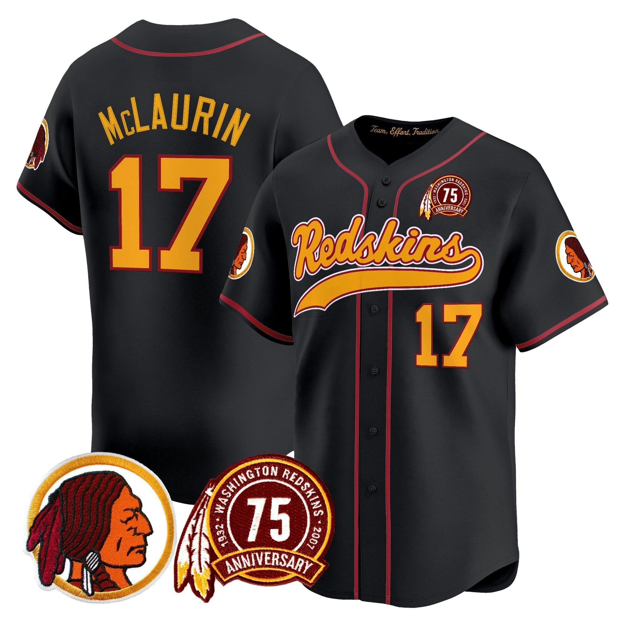 Camisa NFL Men’s Washington Redskins Throwback Vapor Jersey