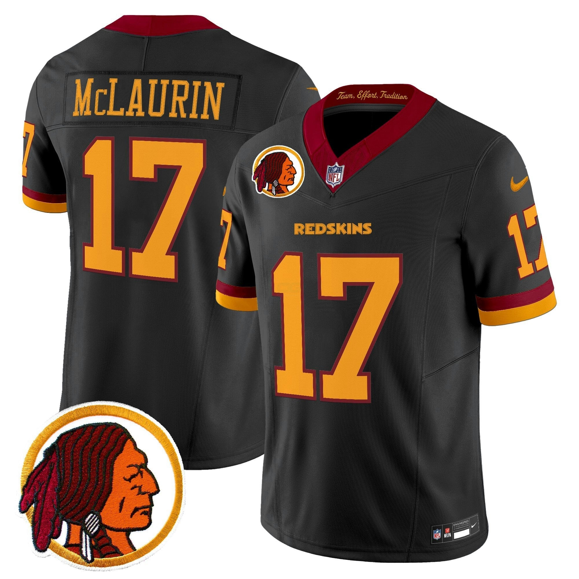 Camisa NFL Men’s Washington Redskins Throwback Vapor Limited Jersey V2
