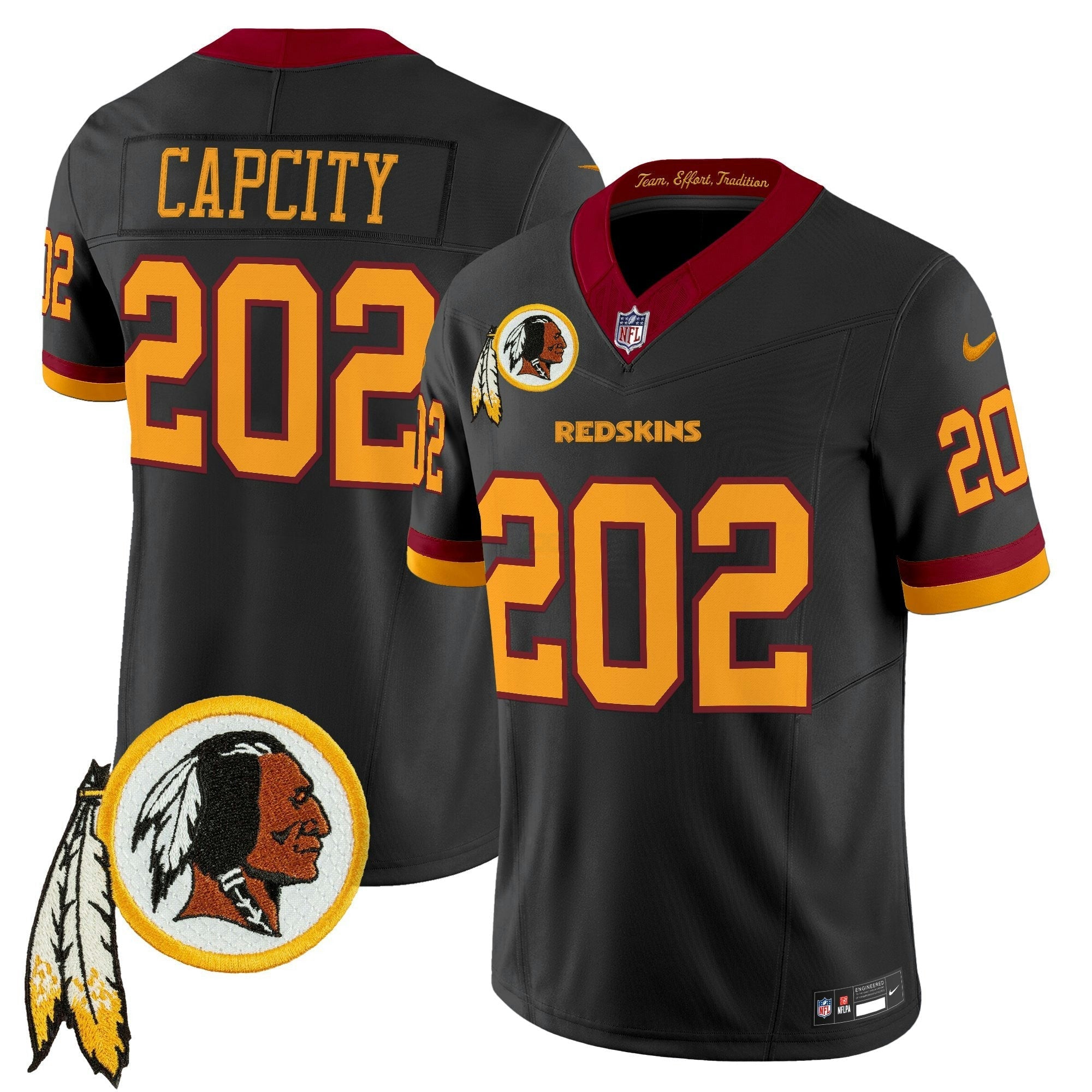 Camisa NFL Men’s Washington Redskins Throwback Vapor Limited Jersey V3