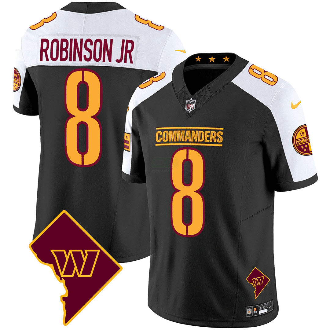 Camisa NFL Men’s Washington Washington DC Map Patch Jersey