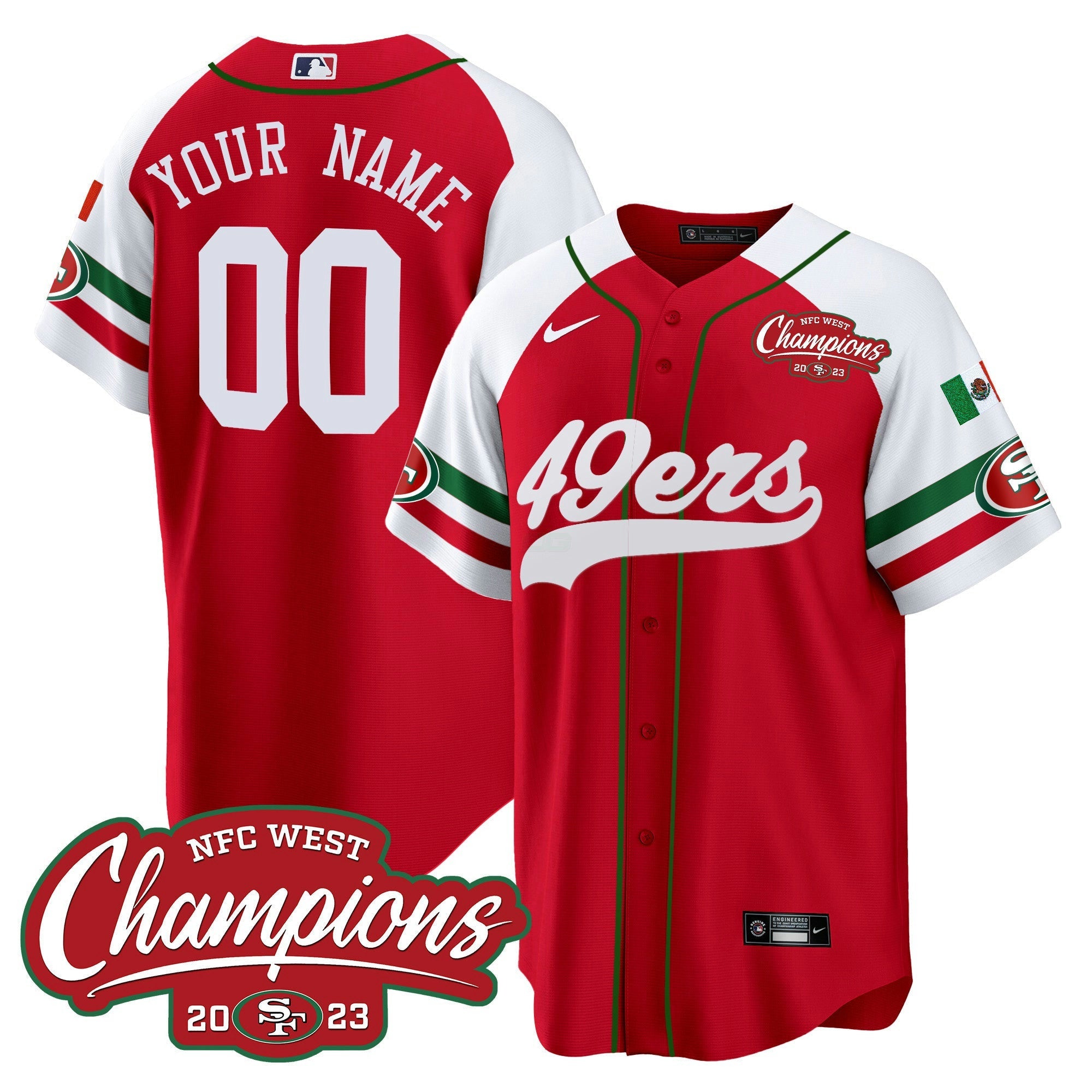 Camisa NFL Mexico 2023 NFC West Champions Jersey