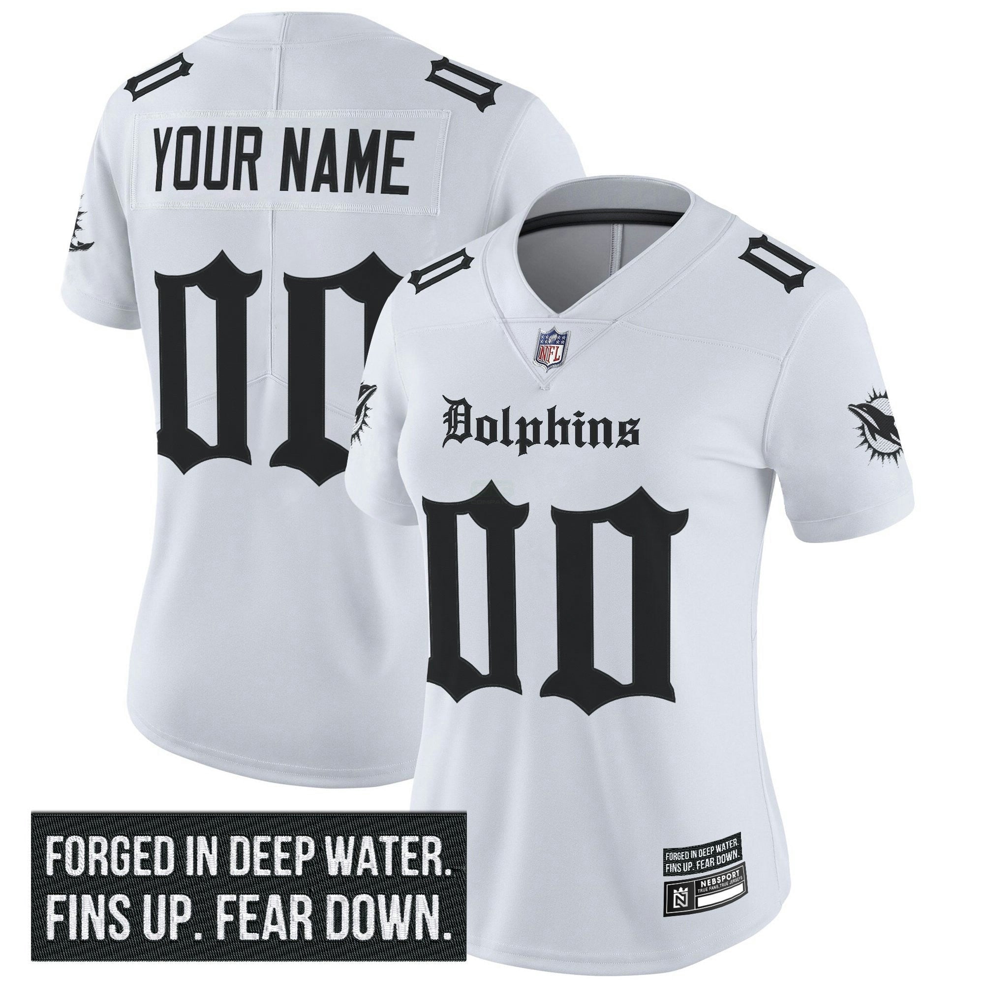 Camisa NFL Miami ‘Gothic Deep Water Edition’ Vapor Limited Jersey