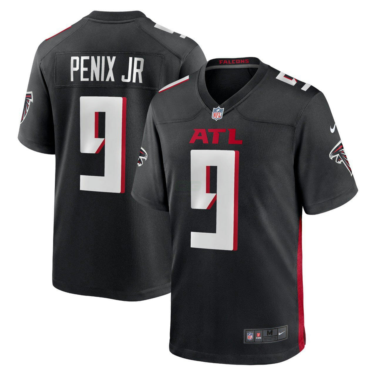 Camisa NFL Michael Penix Jr. Atlanta Black Game Jersey - Michael Penix Jr.