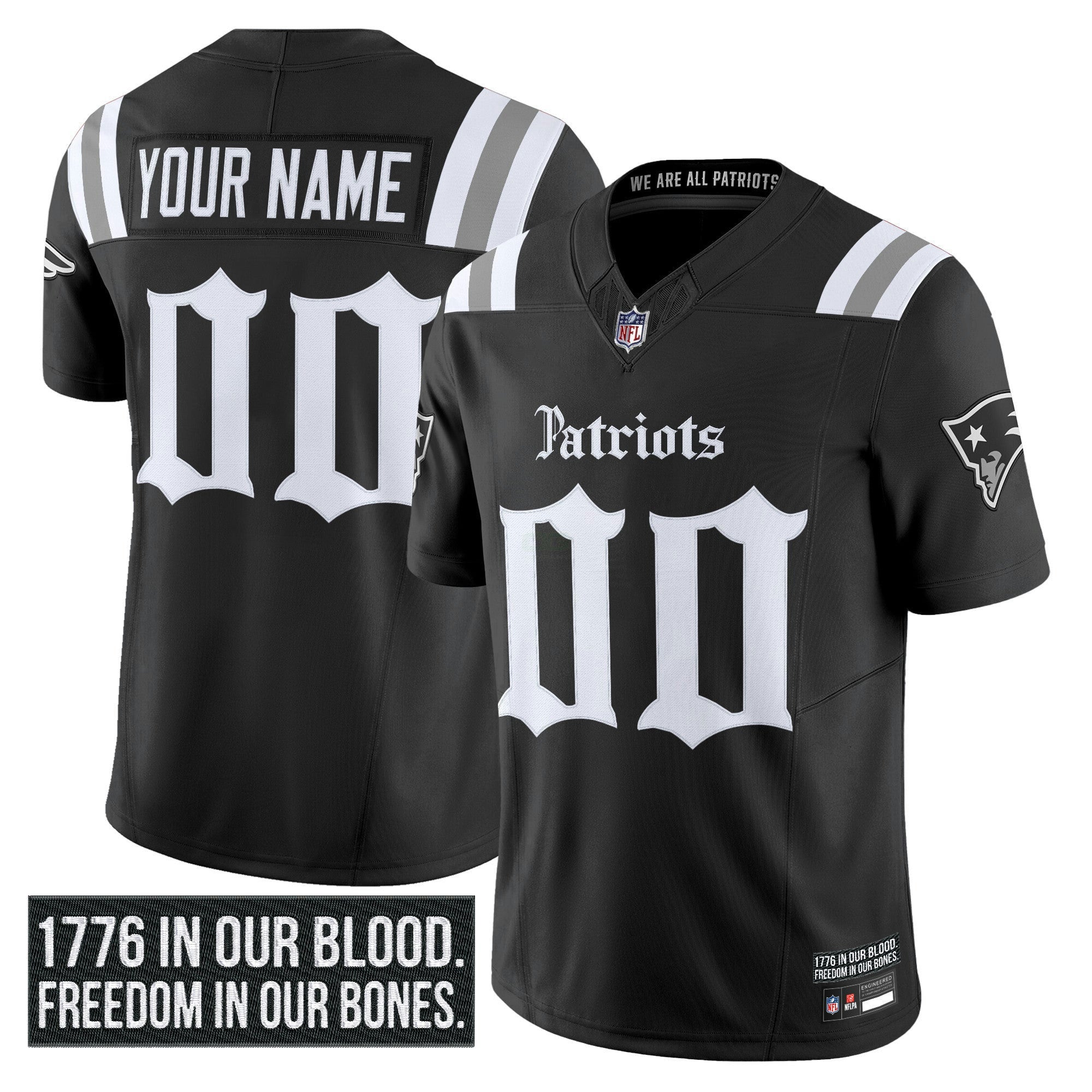 Camisa NFL New England ‘Gothic Revolution Edition’ Vapor Limited Jersey