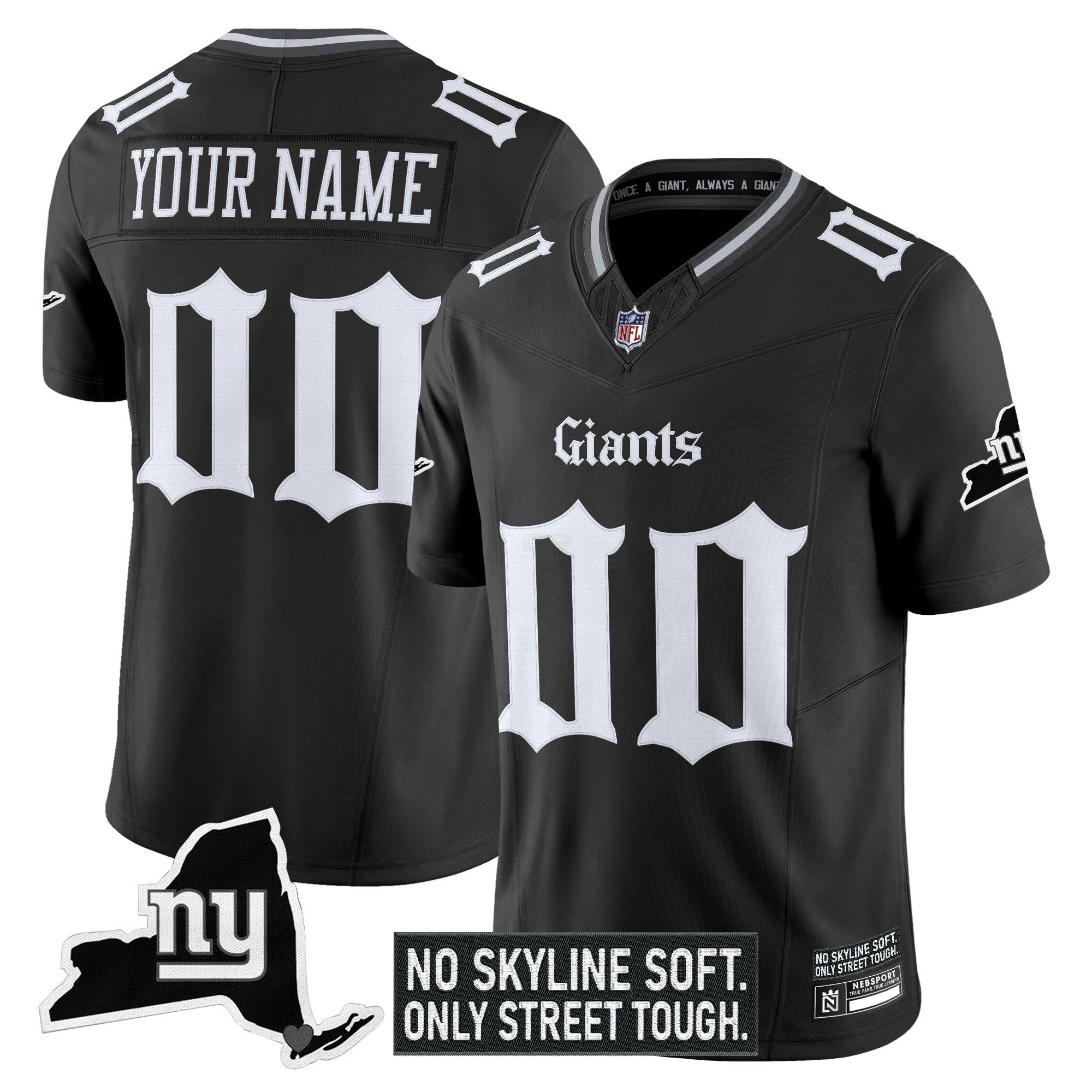 Camisa NFL New York ‘Gothic Gotham Edition’ Vapor Limited Jersey