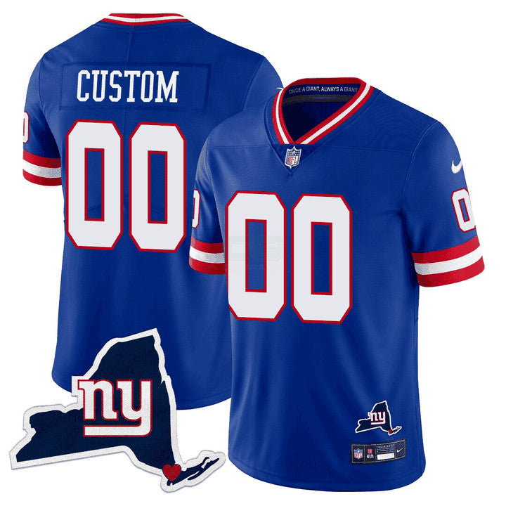 Camisa NFL New York State Map Patch Limited Jersey