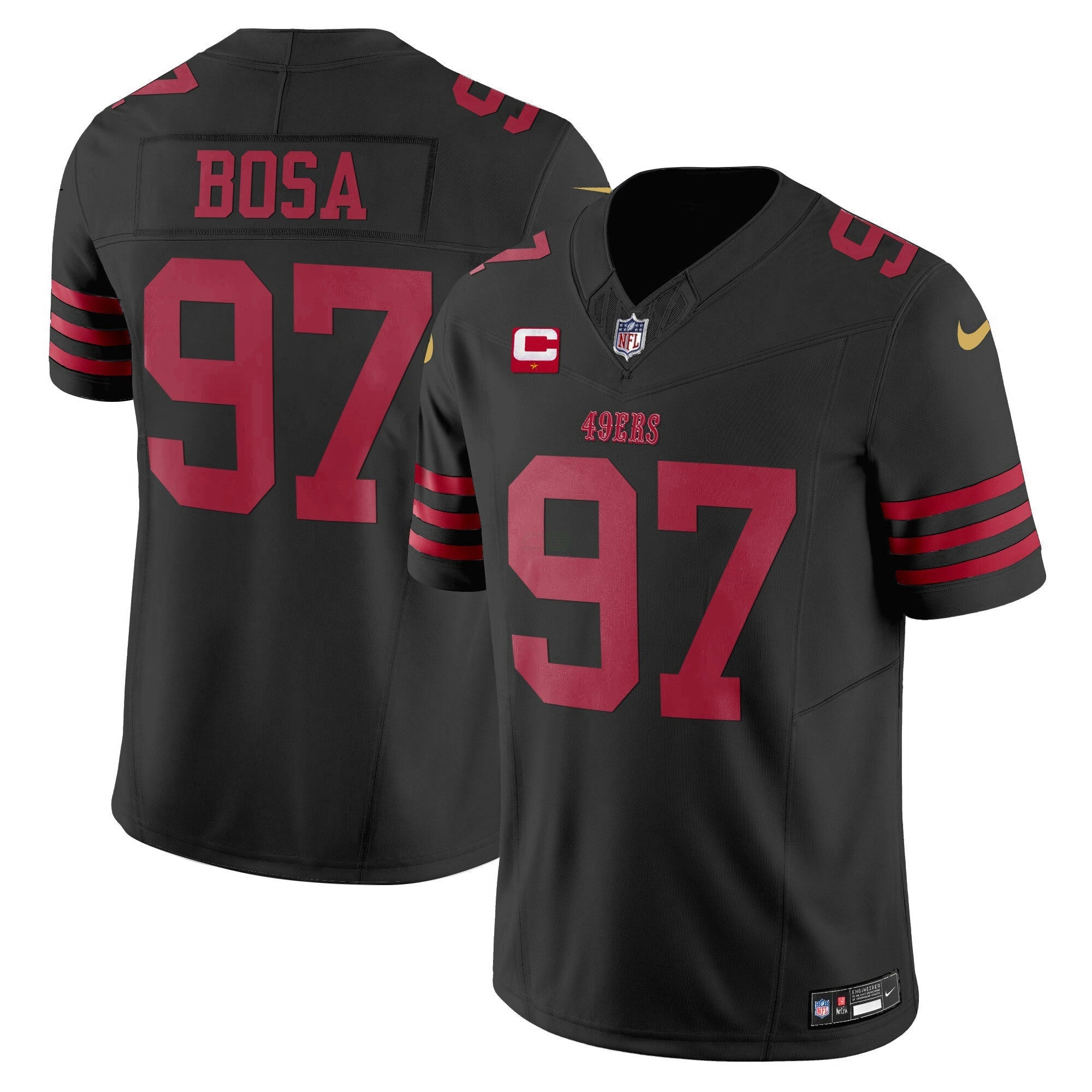 Camisa NFL Nick Bosa San Francisco Vapor F.U.S.E Limited Jersey