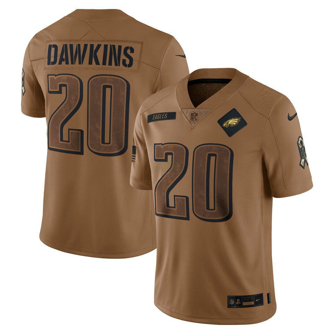 Camisa NFL Philadelphia 2023 Salute To Service Limited Jersey – Marrom