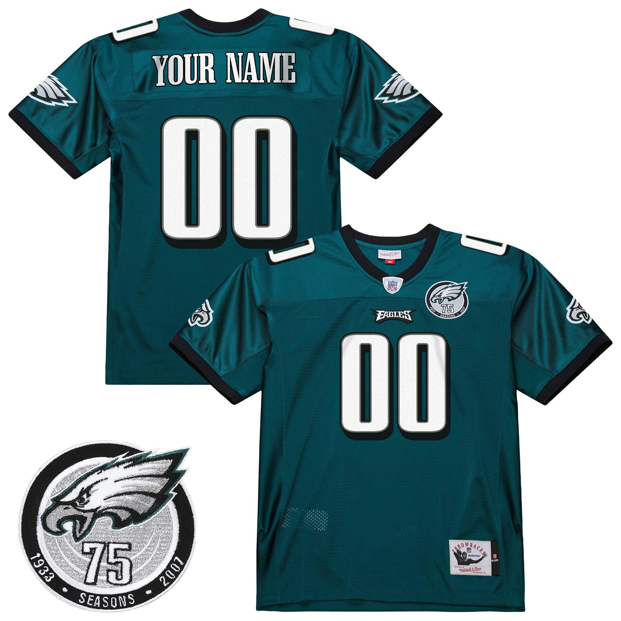 Camisa NFL Philadelphia Throwback Jersey