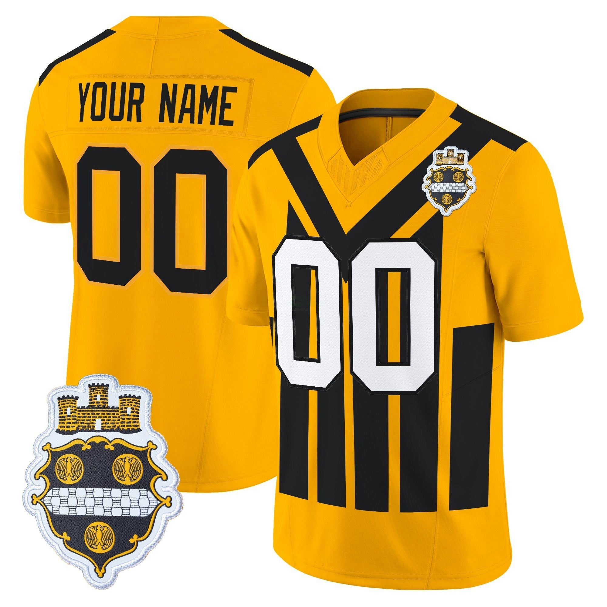 Camisa NFL Pittsburgh 1933 Patch Throwback Vapor Limited Jersey V2