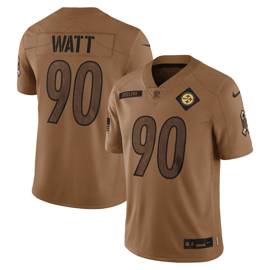 Camisa NFL Pittsburgh 2023 Salute To Service Limited Jersey- Marrom