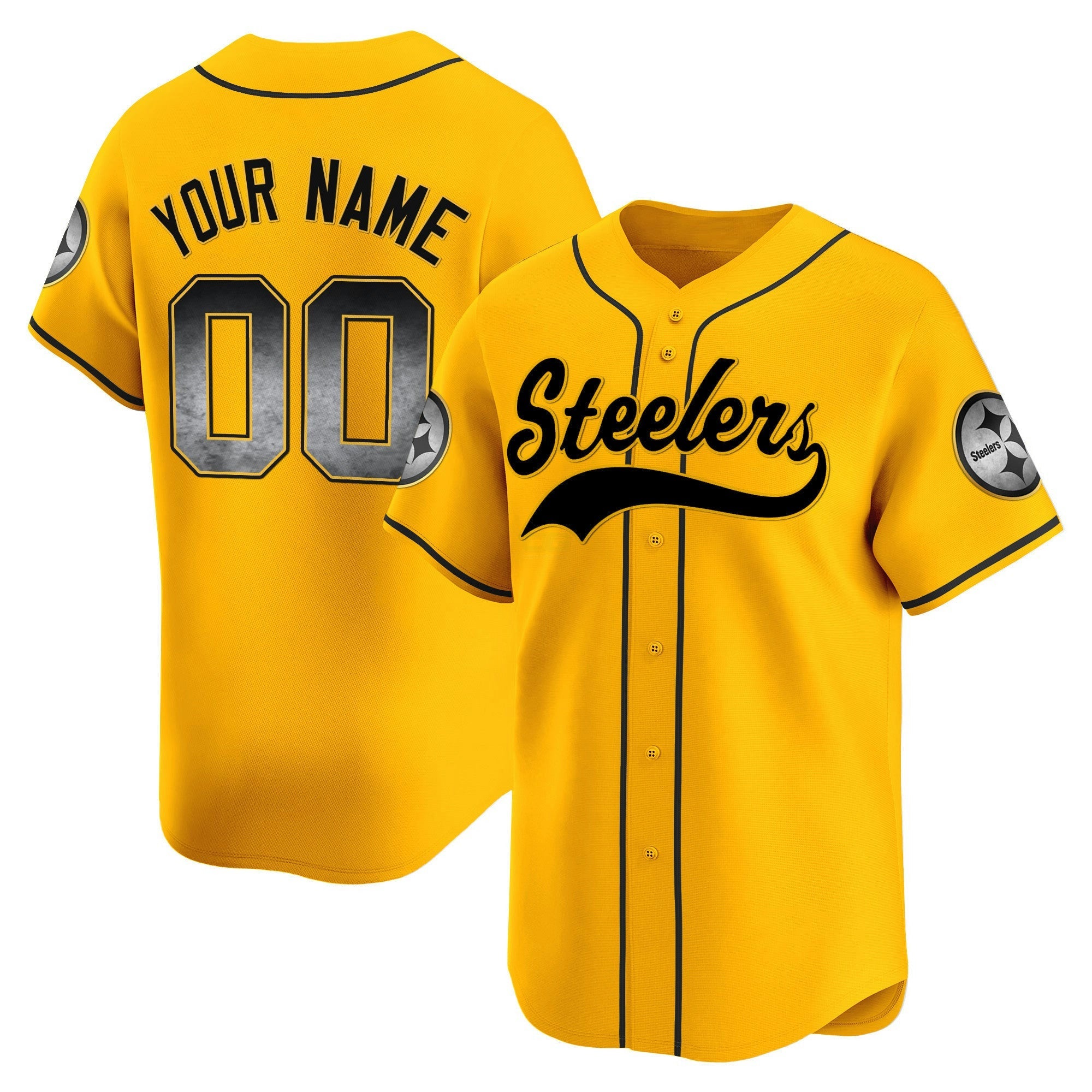 Camisa NFL Pittsburgh Arch Smoke Vapor Jersey