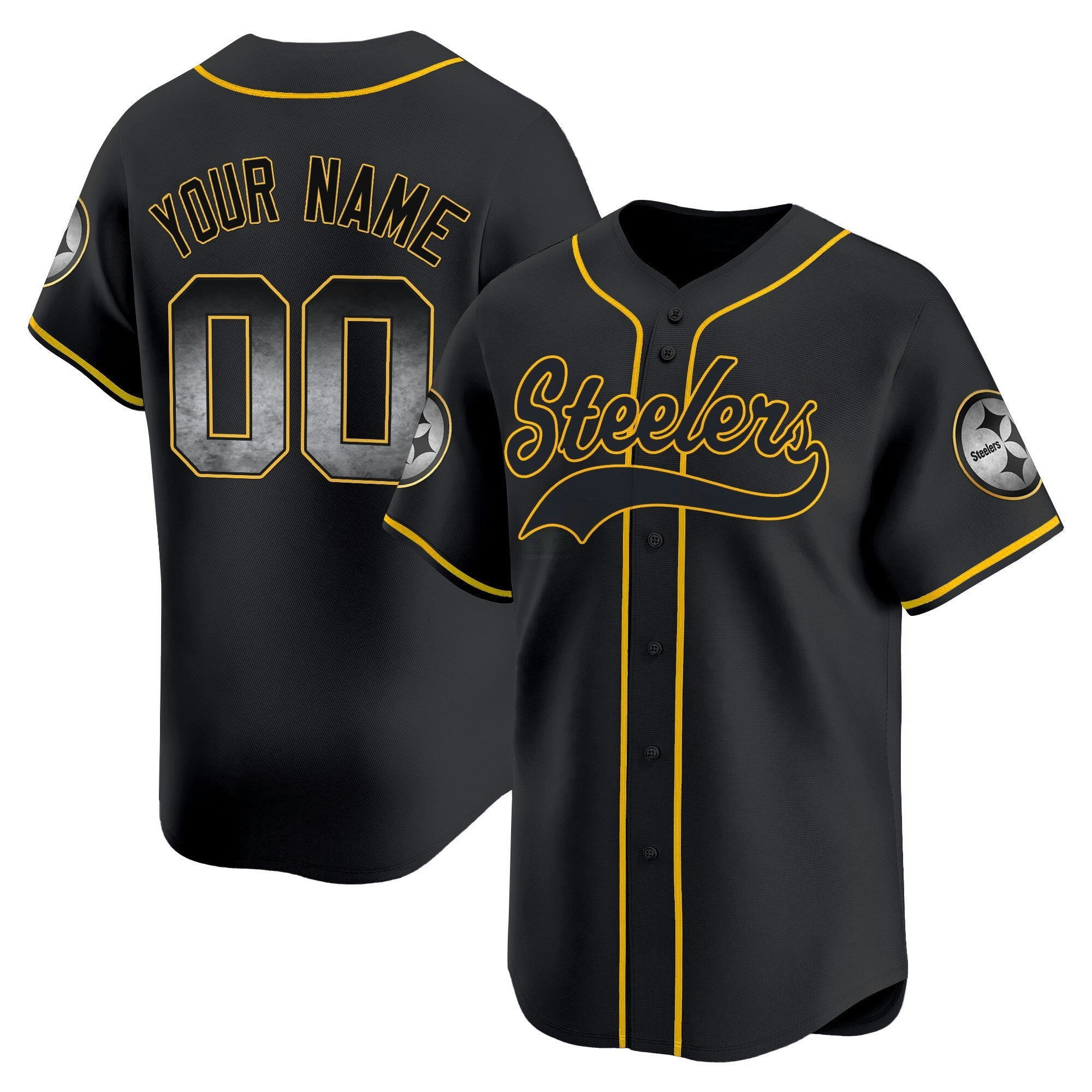 Camisa NFL Pittsburgh Arch Smoke Vapor Jersey