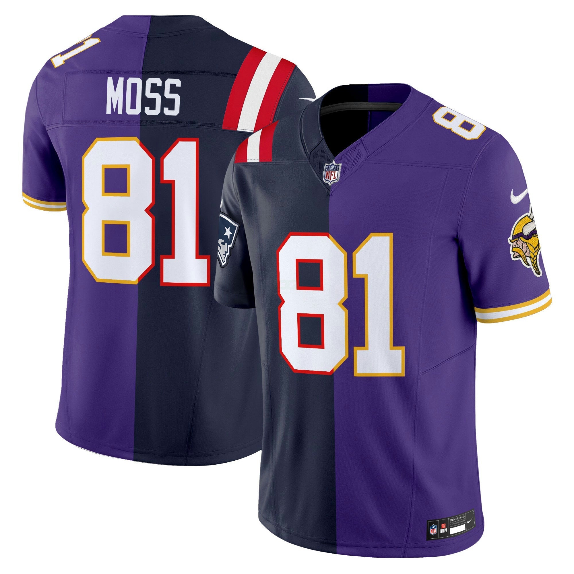 Camisa NFL Randy Moss Split Vapor Limited Jersey