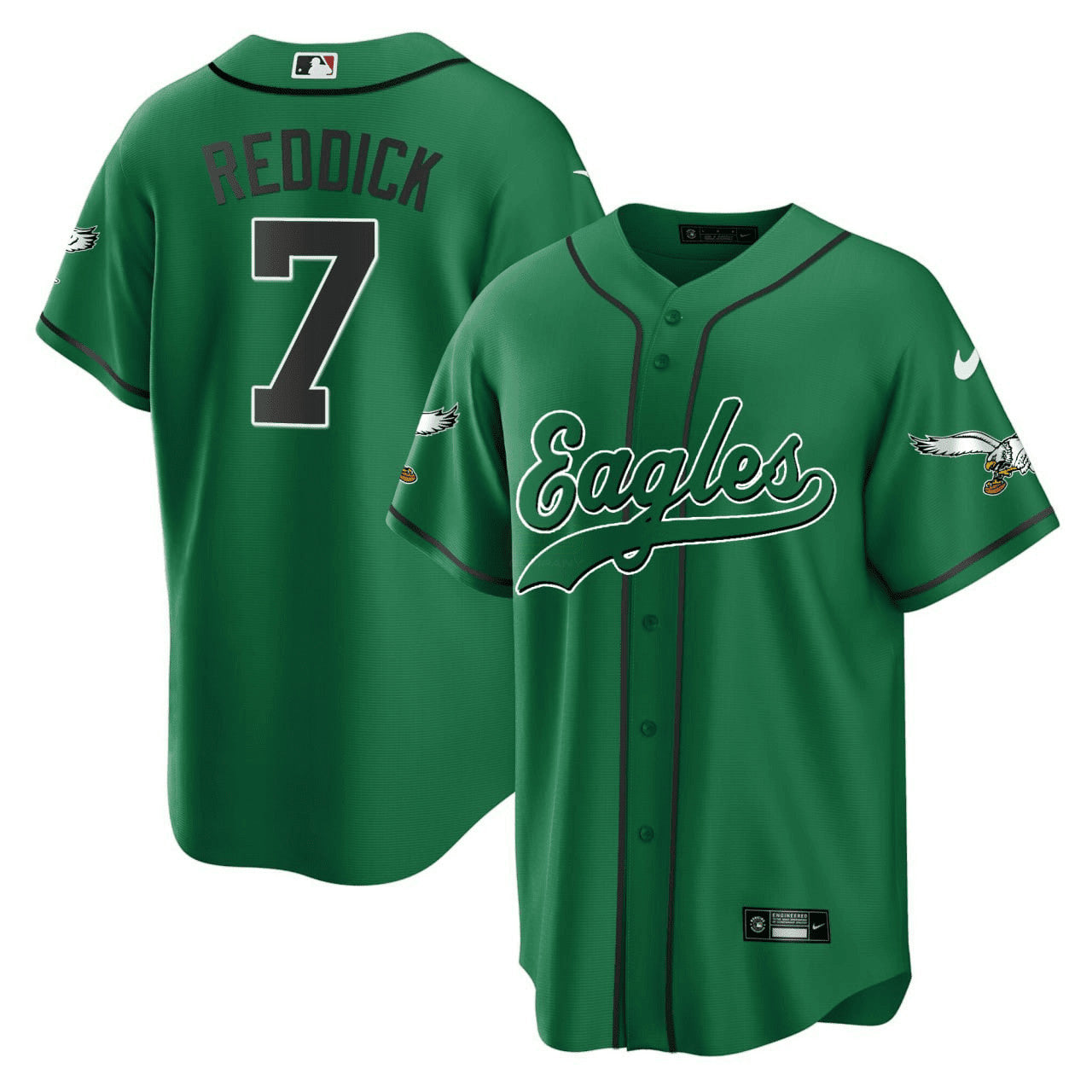 Camisa NFL Reddick Kelly Black & Kelce White Jersey