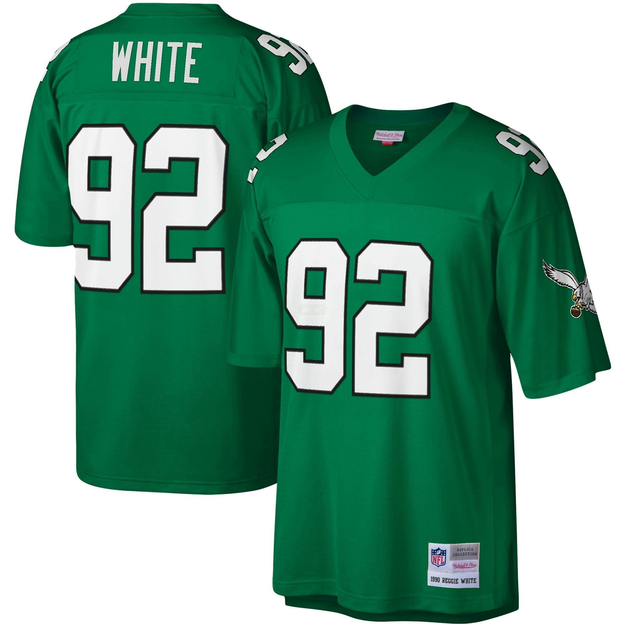 Camisa NFL Reggie White Philadelphia Kelly Green Legacy Jersey - Verde