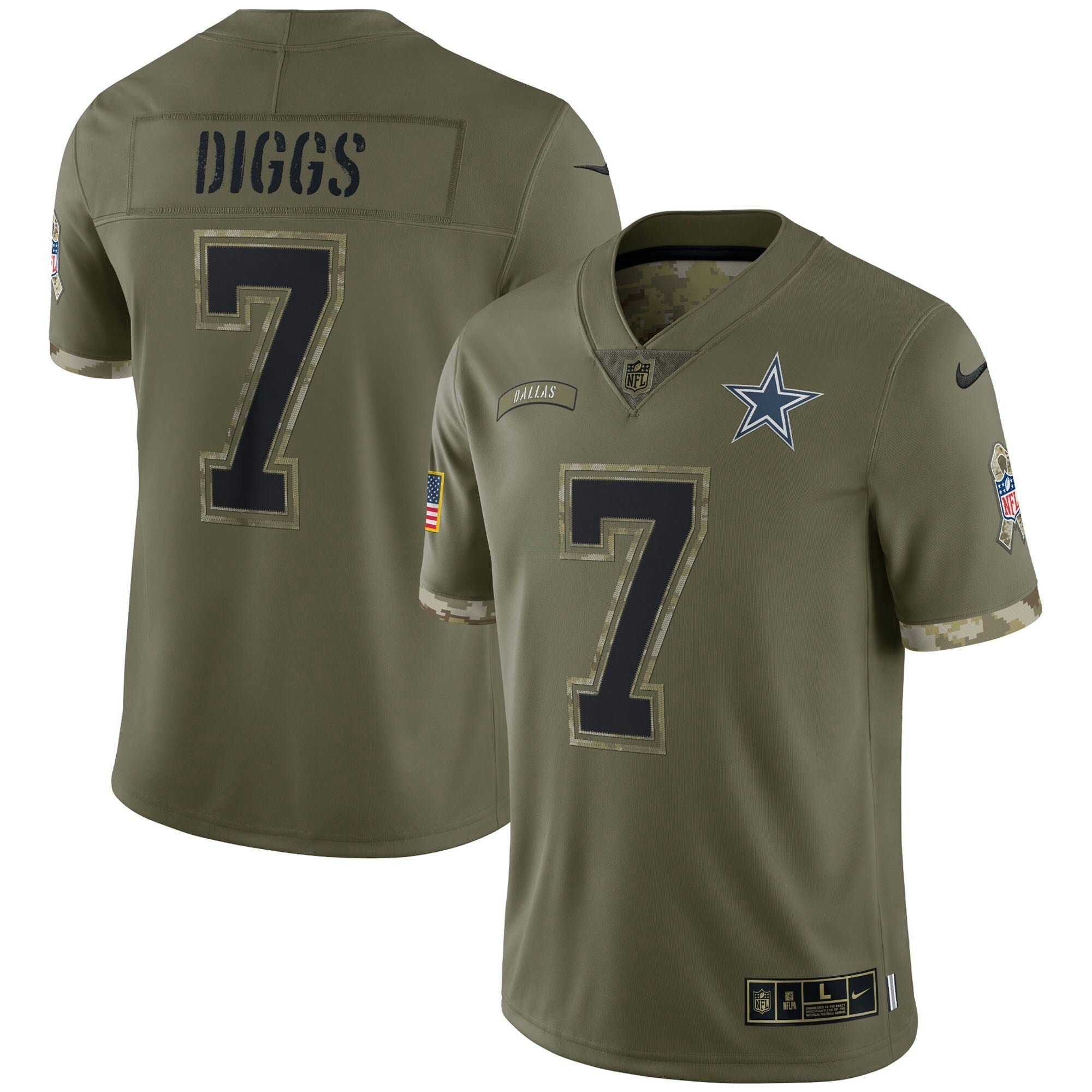 Camisa NFL Salute To Service 2022 Limited – Olive