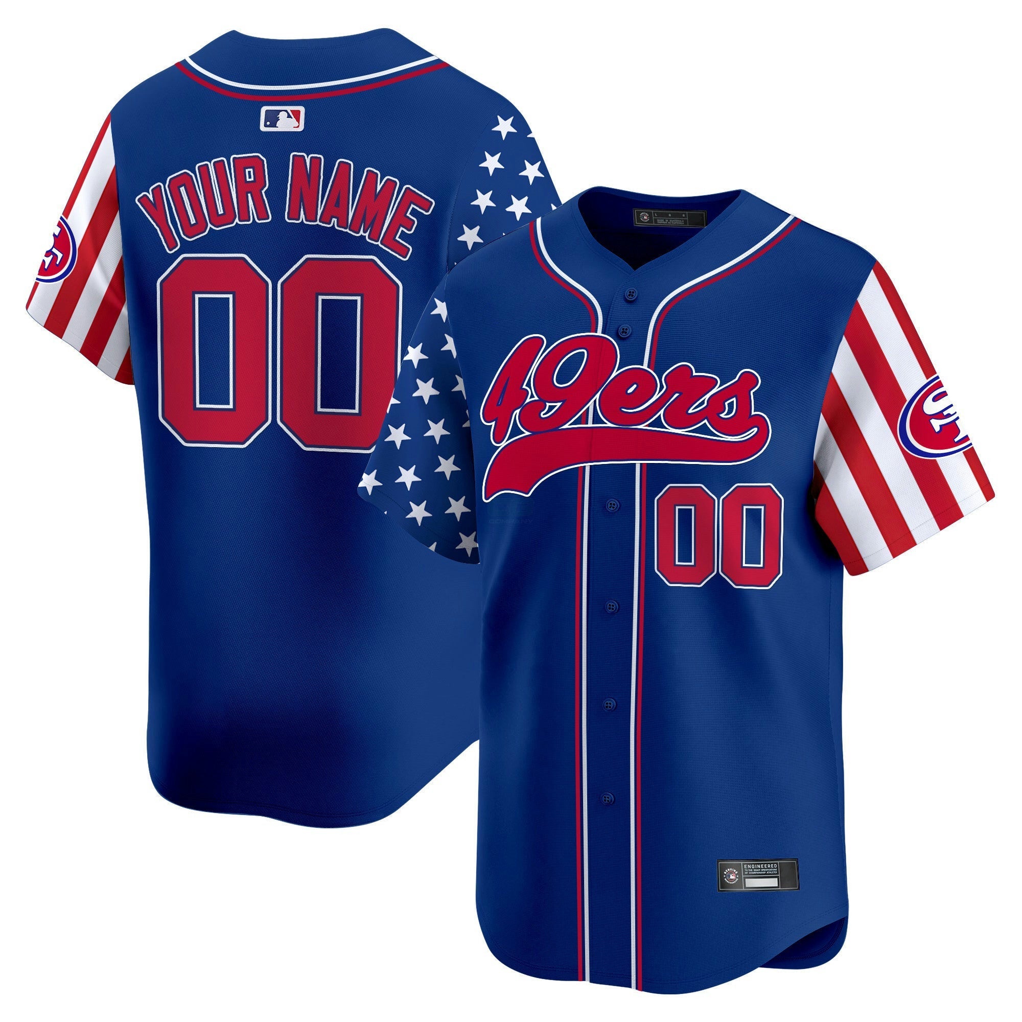 Camisa NFL San Francisco 2025 Independence Day Vapor Jersey