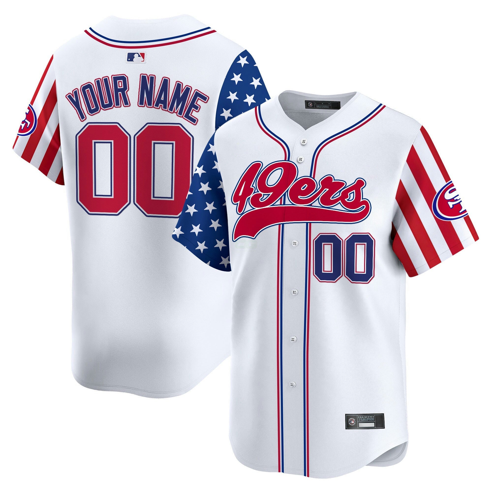 Camisa NFL San Francisco 2025 Independence Day Vapor Jersey
