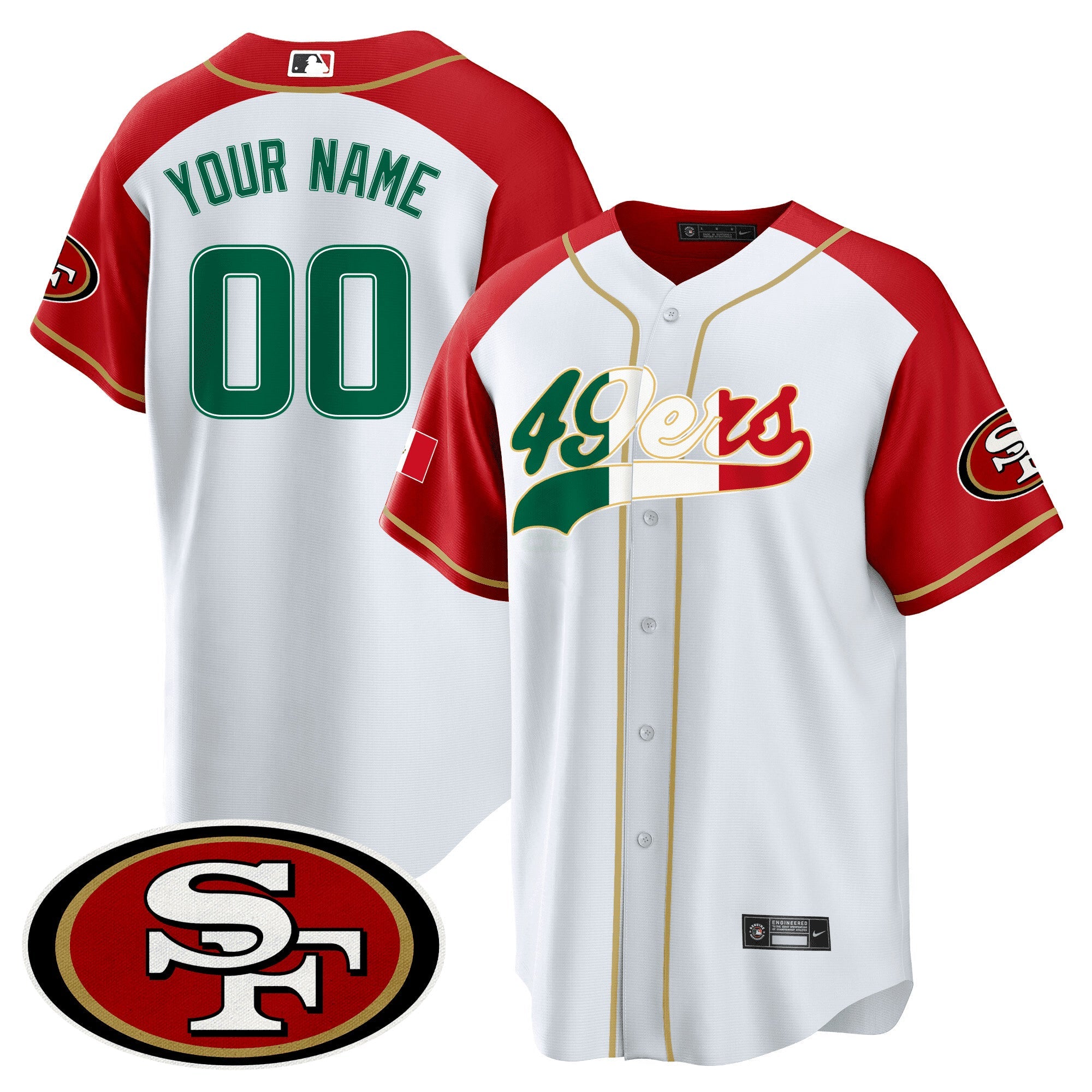 Camisa NFL San Francisco Mexico Jersey