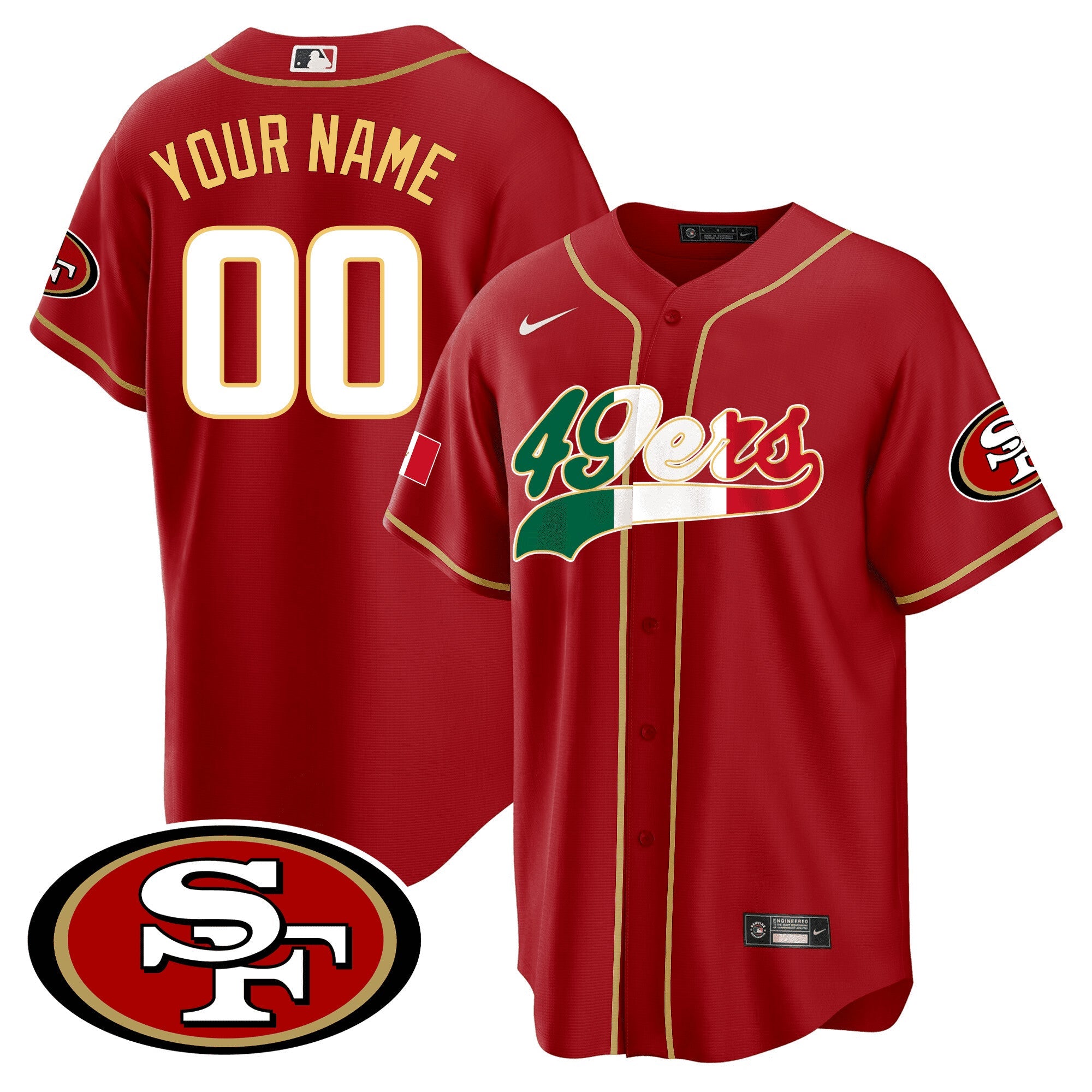Camisa NFL San Francisco Mexico Jersey