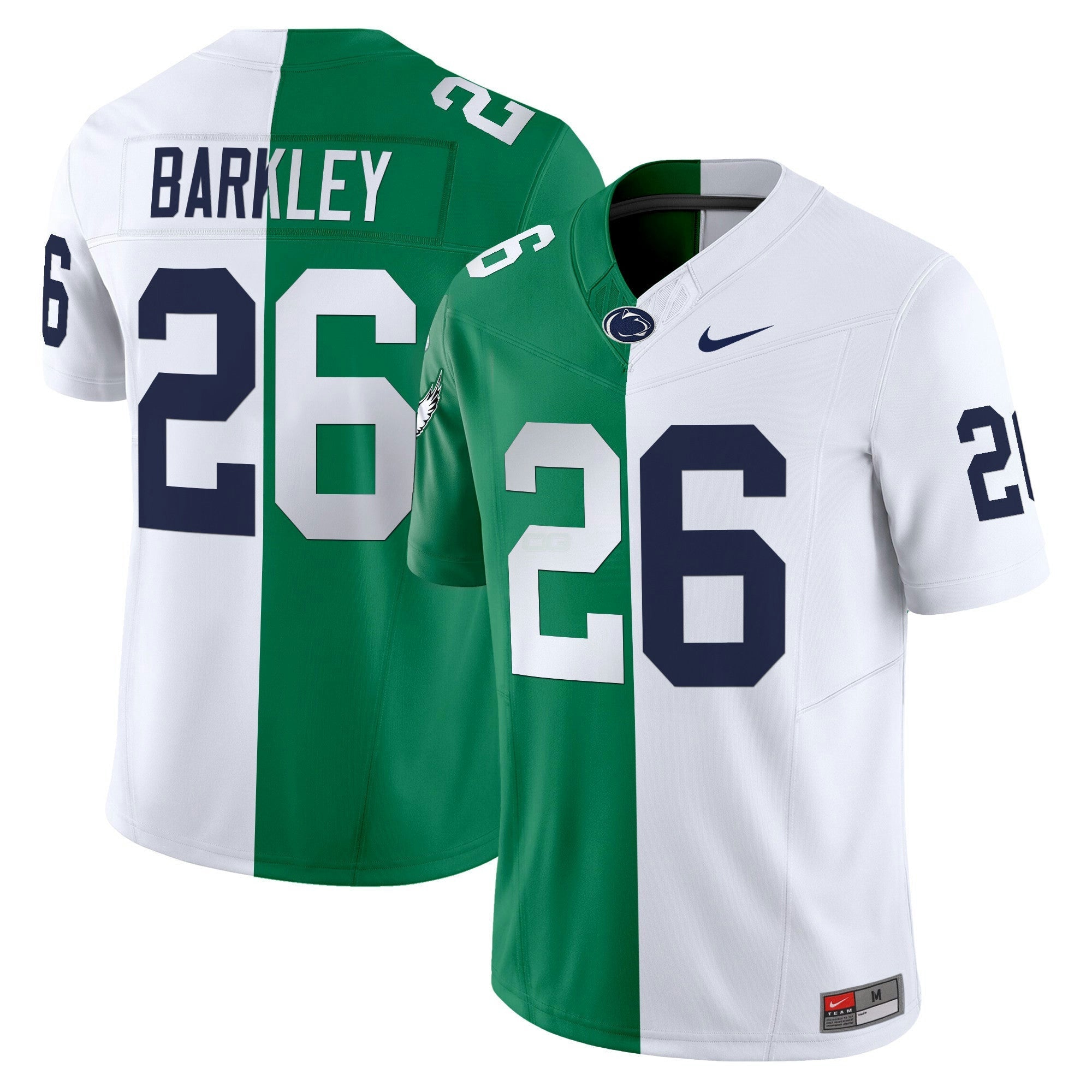 Camisa NFL Saquon Barkley Split Vapor Limited Jersey - Branca