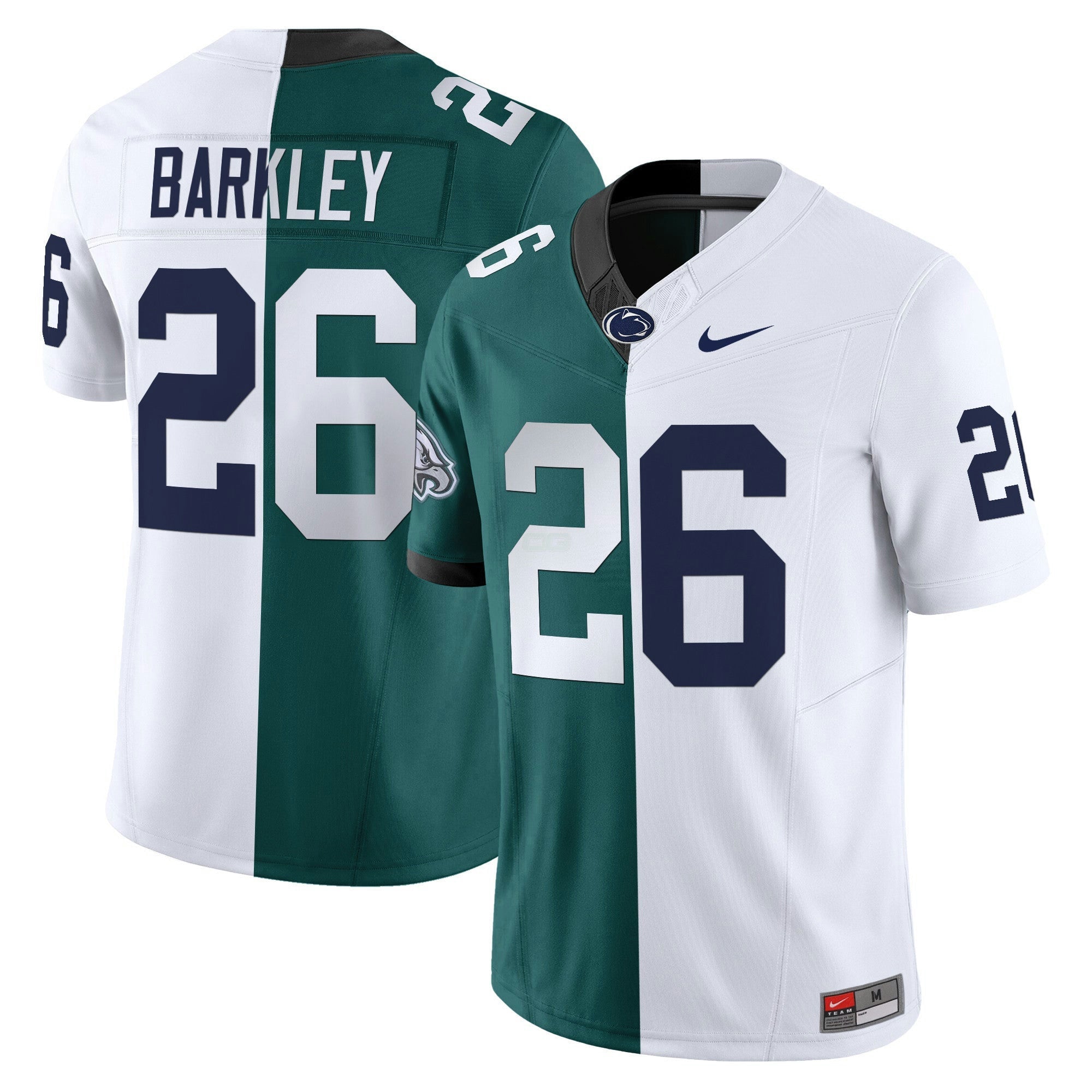 Camisa NFL Saquon Barkley Split Vapor Limited Jersey - Branca